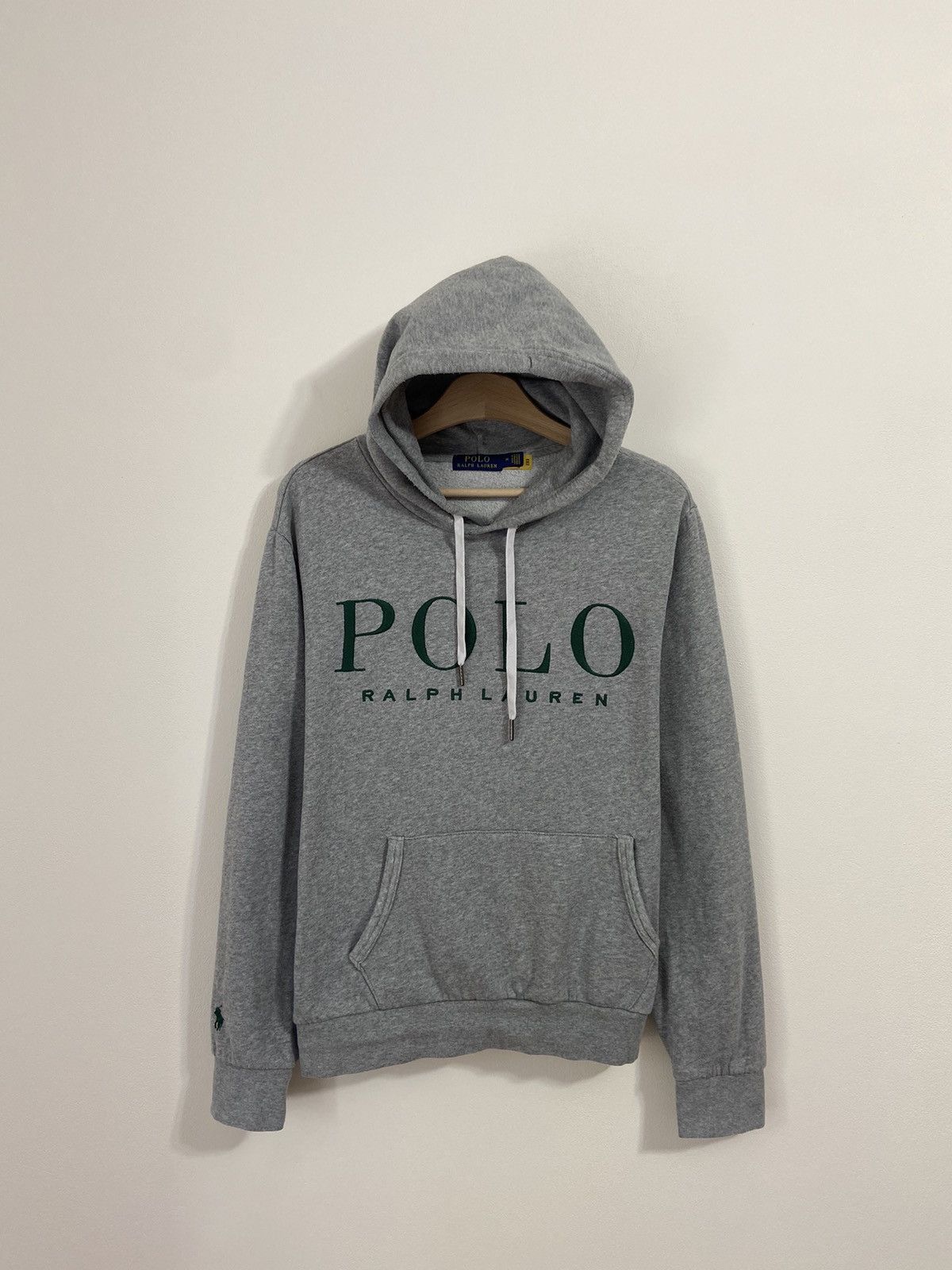 Vintage Polo Ralph Lauren Vintage Hoodie Big Logo Size US M / EU 48-50 / 2 - 1 Thumbnail