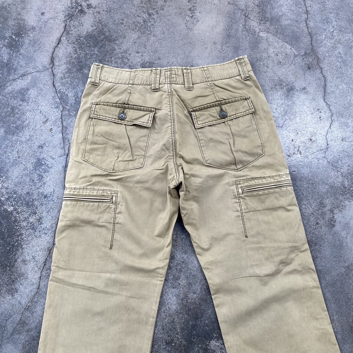 Gap Vintage Gap Distressed Cargo Pants Size US 33 - 8 Thumbnail