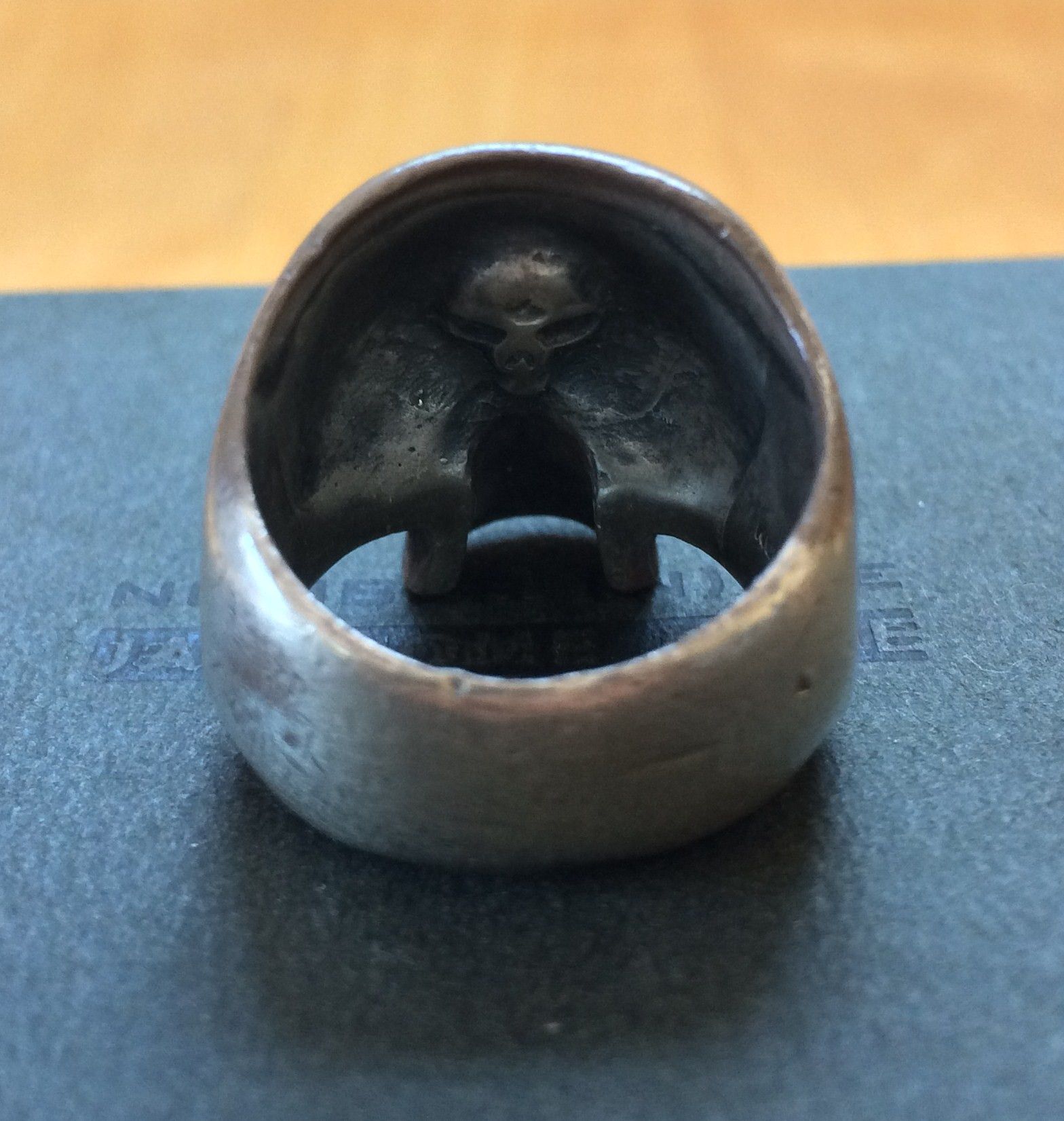 Number (N)ine SS03 Ruby Skull Ring Size ONE SIZE - 4 Thumbnail
