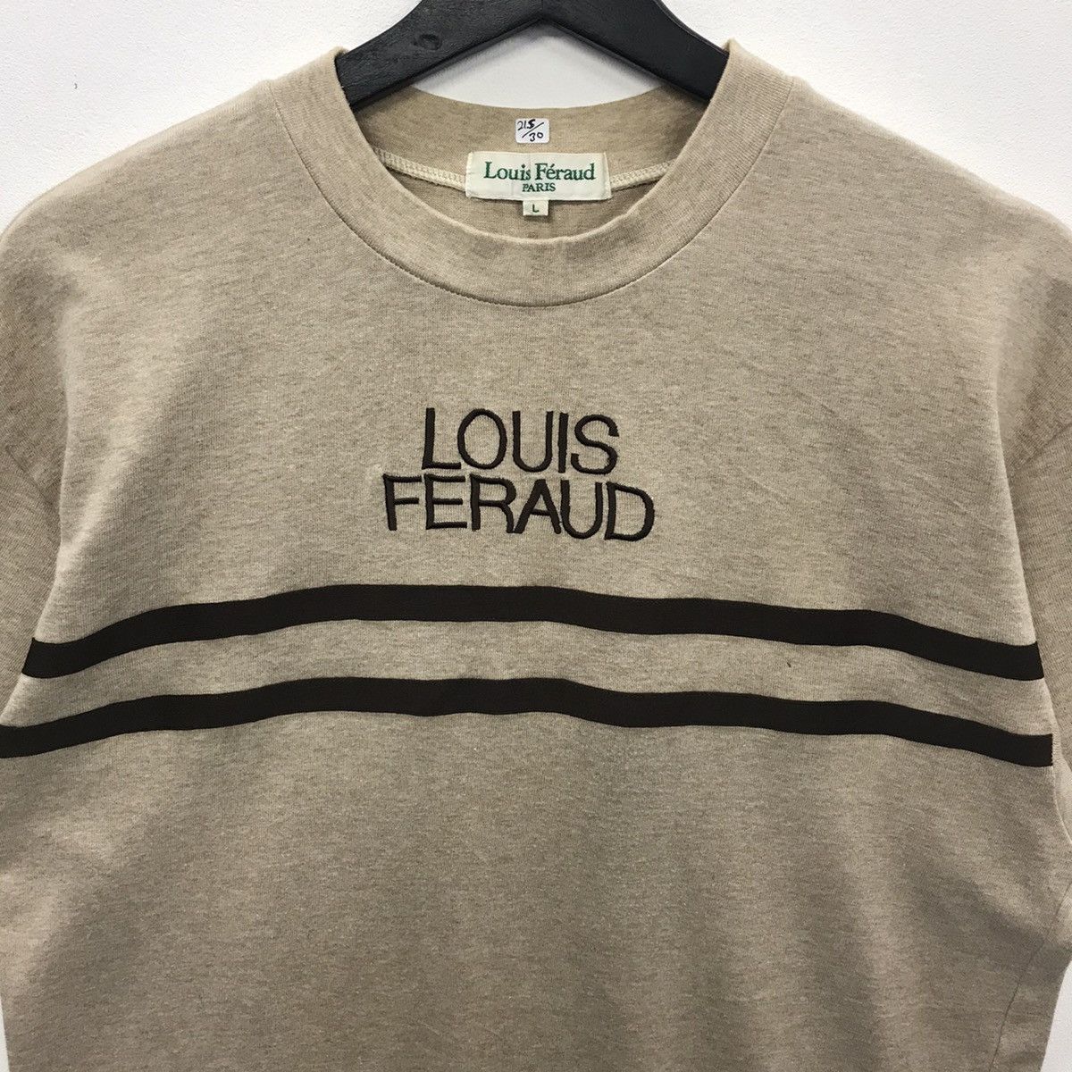 Designer × Louis Feraud × Vintage Rare!! Vintage Louis Feraud Paris Spellout Tee Size US L / EU 52-54 / 3 - 4 Thumbnail