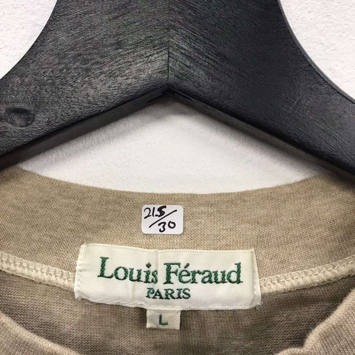 Designer × Louis Feraud × Vintage Rare!! Vintage Louis Feraud Paris Spellout Tee Size US L / EU 52-54 / 3 - 10 Thumbnail