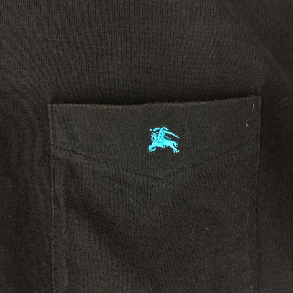 Burberry × Vintage BURBERRY Black Label Small Logo Embroidery Pocket Tees Size US S / EU 44-46 / 1 - 3 Thumbnail