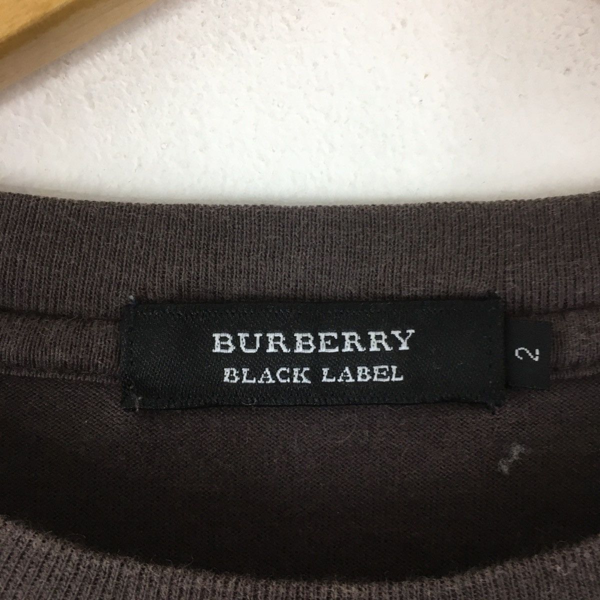 Burberry × Vintage BURBERRY Black Label Small Logo Embroidery Pocket Tees Size US S / EU 44-46 / 1 - 4 Thumbnail