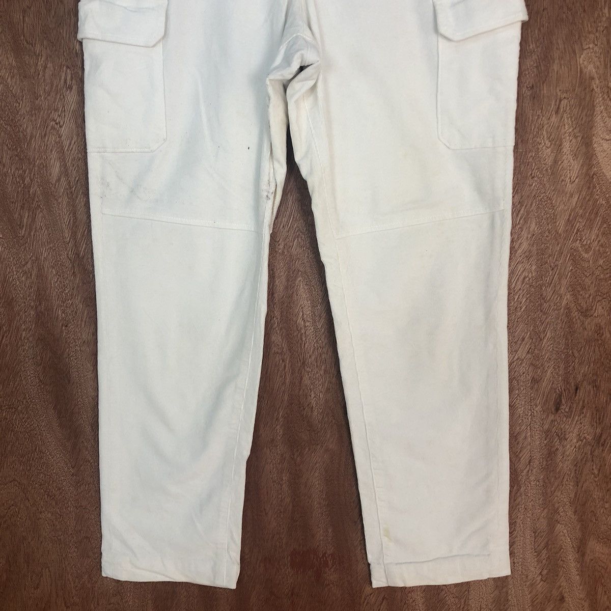 Japanese Brand Style Note White multipocket tactical cargo Pants #2323 Size US 30 / EU 46 - 3 Thumbnail