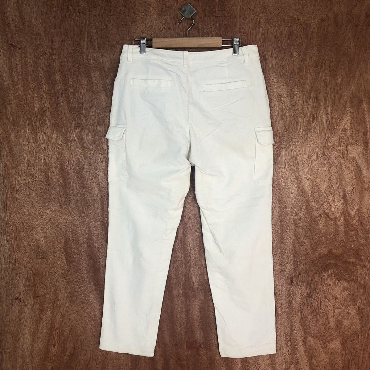 Japanese Brand Style Note White multipocket tactical cargo Pants #2323 Size US 30 / EU 46 - 9 Thumbnail