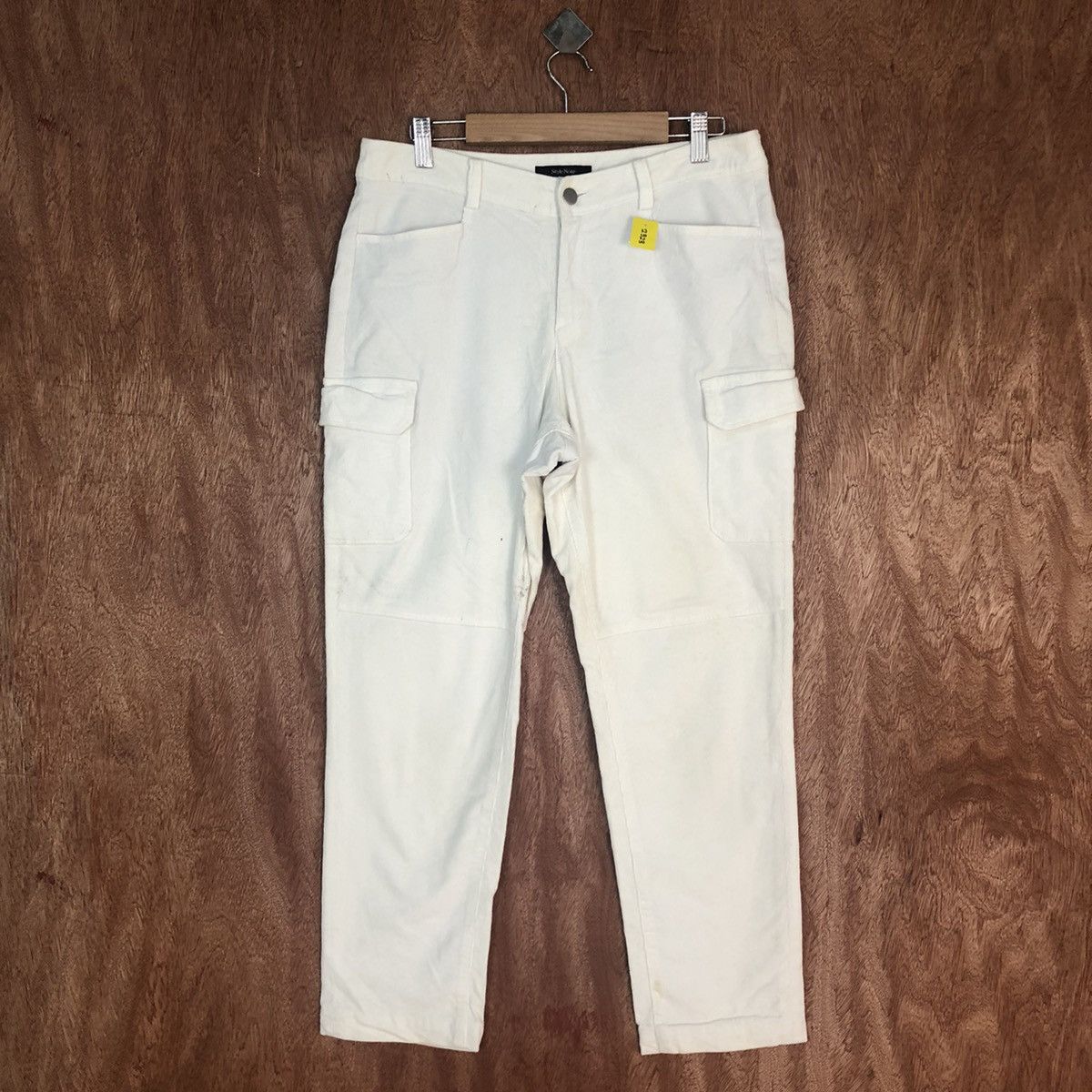 Japanese Brand Style Note White multipocket tactical cargo Pants #2323 Size US 30 / EU 46 - 1 Thumbnail
