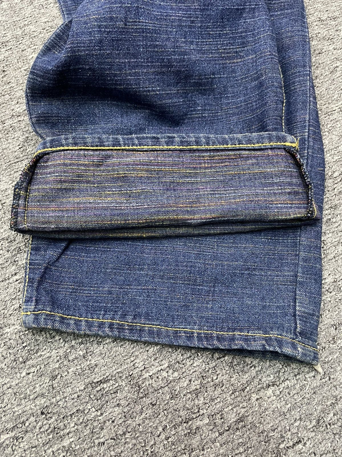 Indigo Vintage Balance Wear Design Japan Baggy Jeans Y2K Size US 32 / EU 48 - 4 Thumbnail