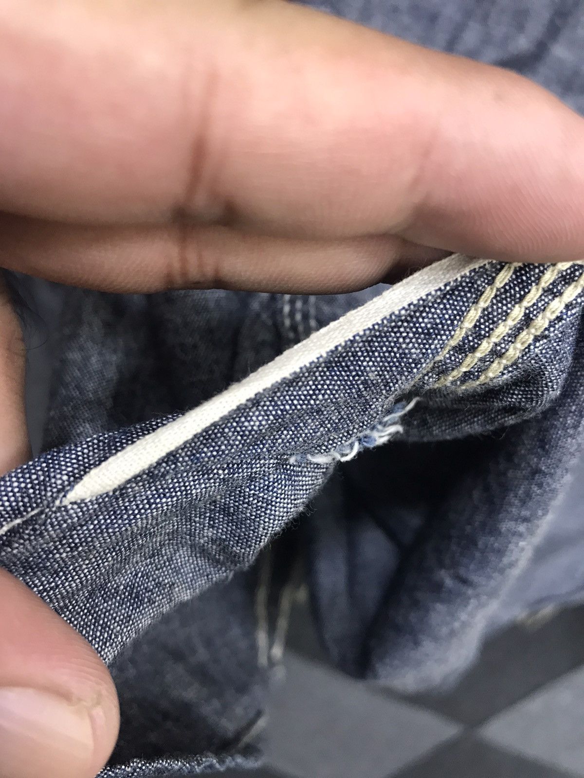 Japanese Brand COOTIE PROD. Military Selvedge Chambray Shirt Size US M / EU 48-50 / 2 - 10 Thumbnail