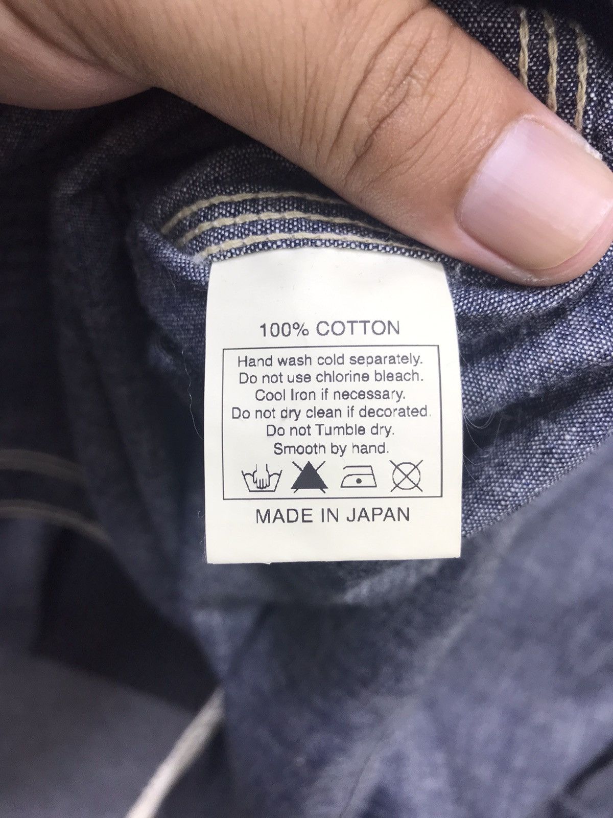 Japanese Brand COOTIE PROD. Military Selvedge Chambray Shirt Size US M / EU 48-50 / 2 - 11 Thumbnail