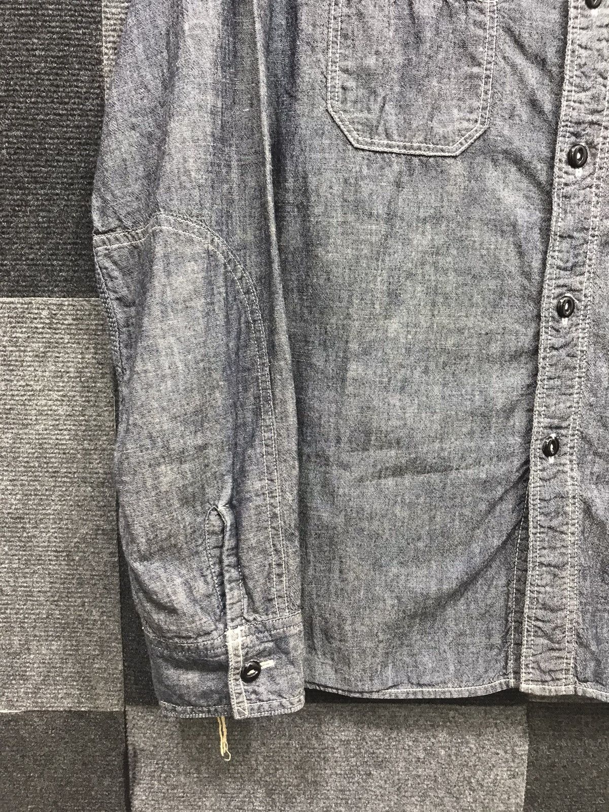 Japanese Brand COOTIE PROD. Military Selvedge Chambray Shirt Size US M / EU 48-50 / 2 - 5 Thumbnail