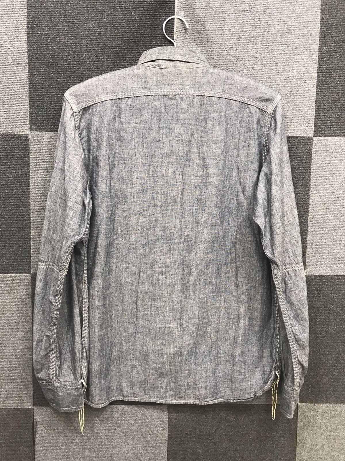 Japanese Brand COOTIE PROD. Military Selvedge Chambray Shirt Size US M / EU 48-50 / 2 - 8 Thumbnail