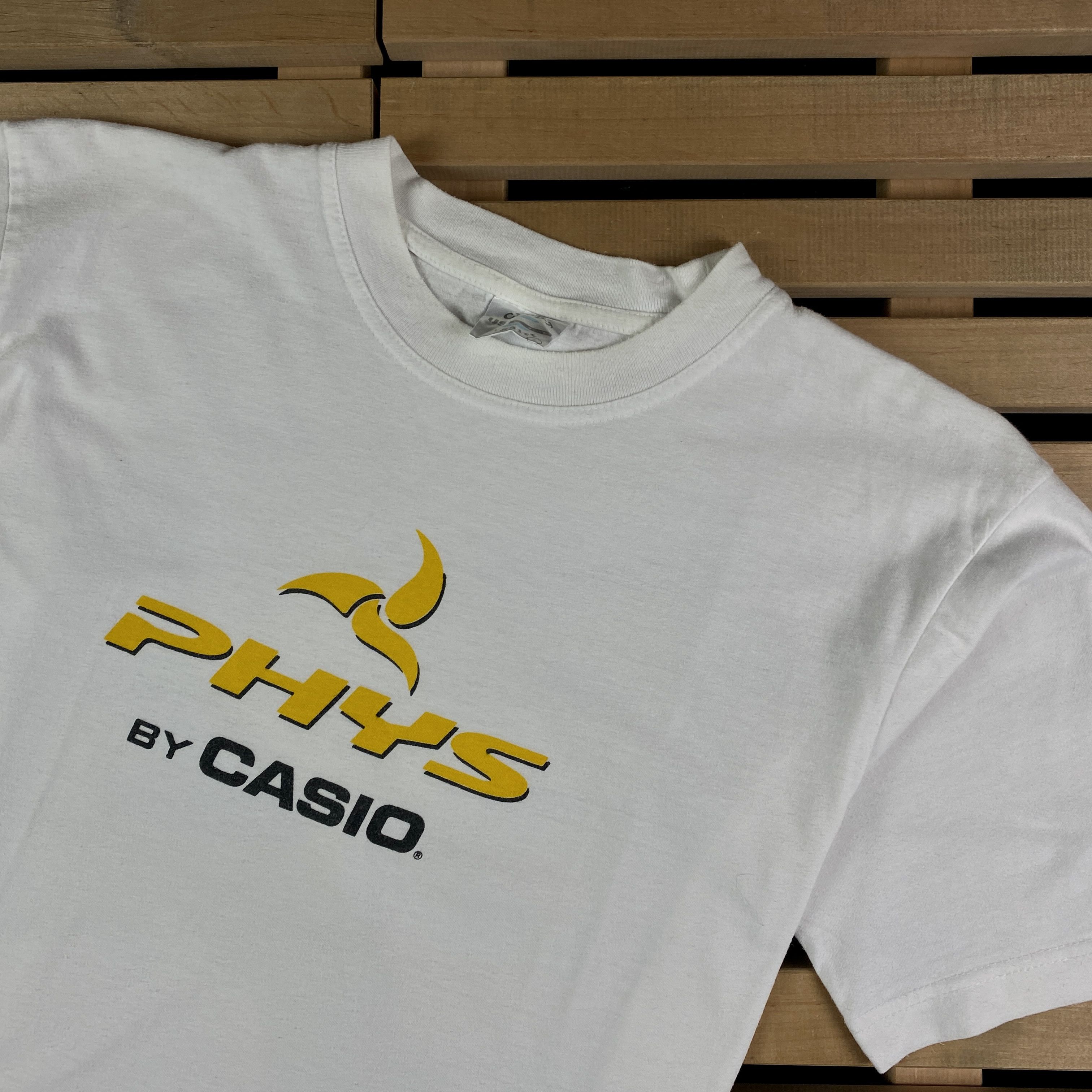 Casio × Vintage Mens T-Shirt Casio Big Print Vintage Size L Size US L / EU 52-54 / 3 - 2 Thumbnail