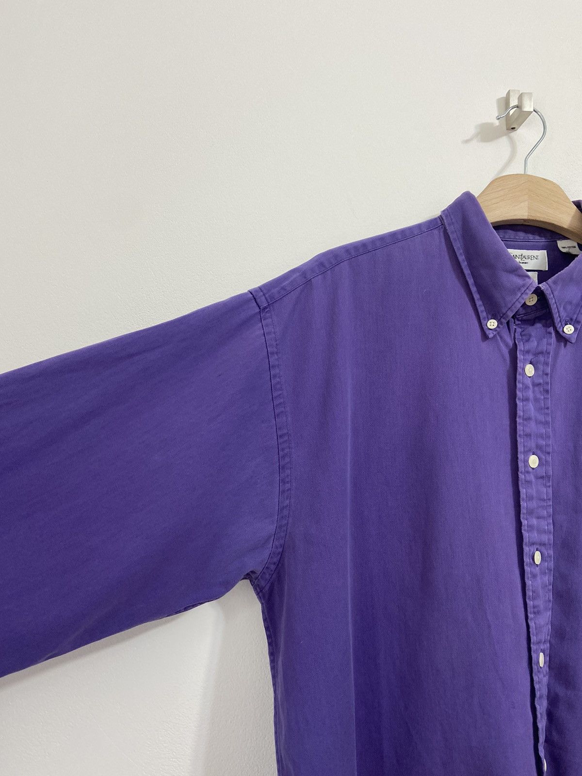 Yves Saint Laurent Yves Saint laurent YSL Button Up Shirt Size US L / EU 52-54 / 3 - 11 Thumbnail