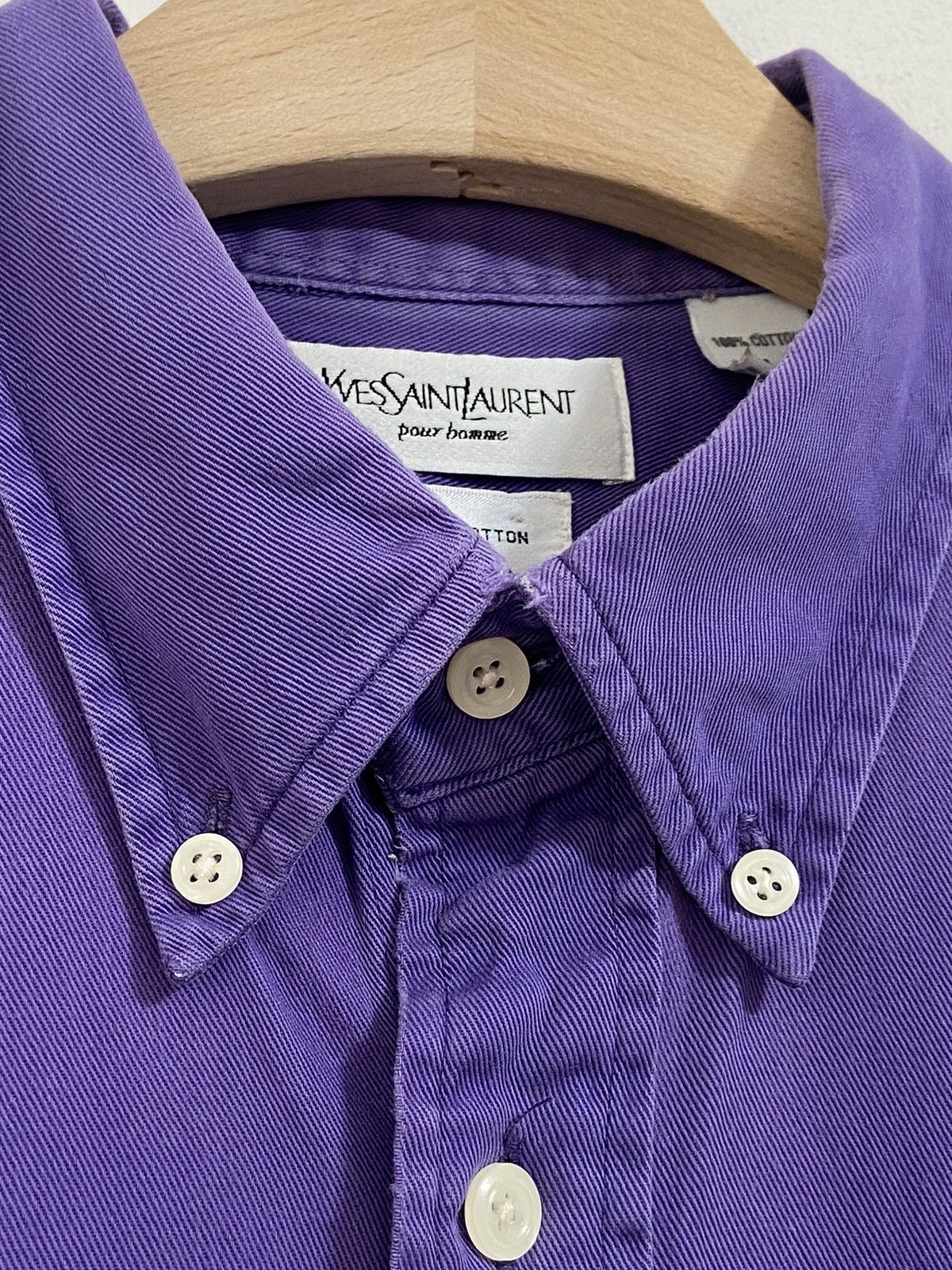 Yves Saint Laurent Yves Saint laurent YSL Button Up Shirt Size US L / EU 52-54 / 3 - 6 Thumbnail