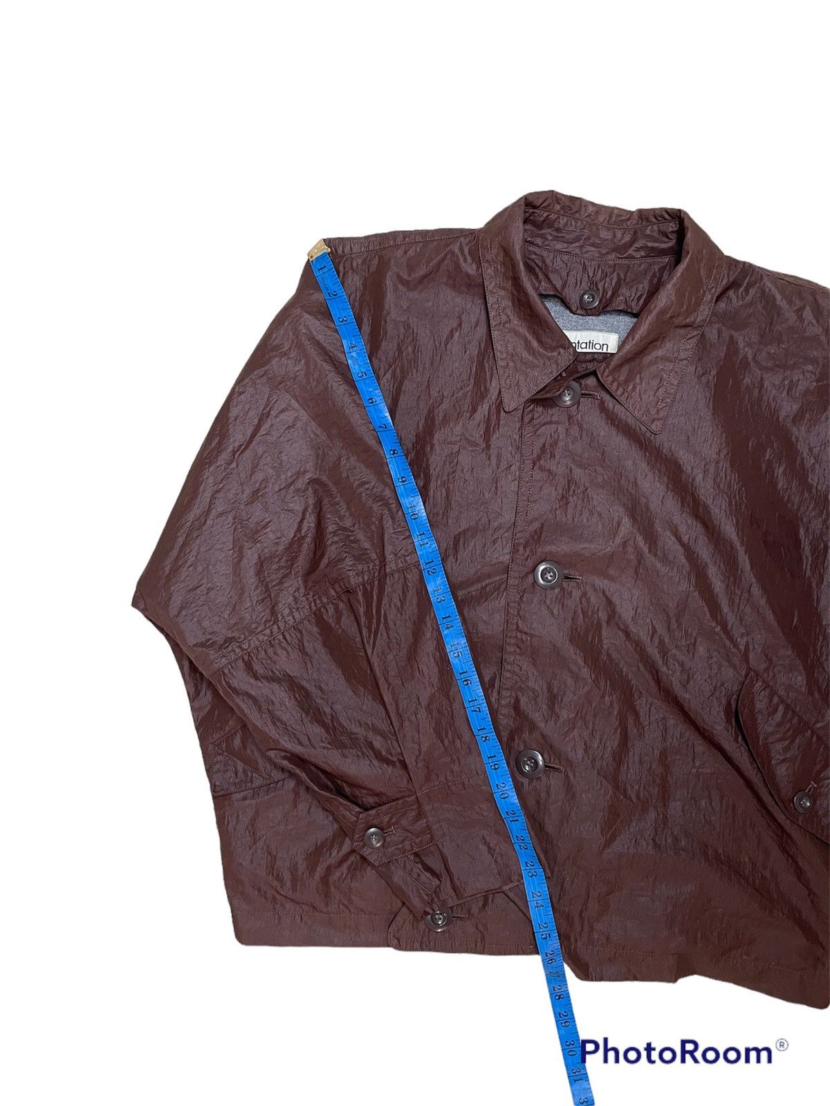 Issey Miyake × Vintage VINTAGE 80’ PLANTATION DOUBLE LAYER ASSYMETRICAL BOMBER Size US XL / EU 56 / 4 - 7 Thumbnail