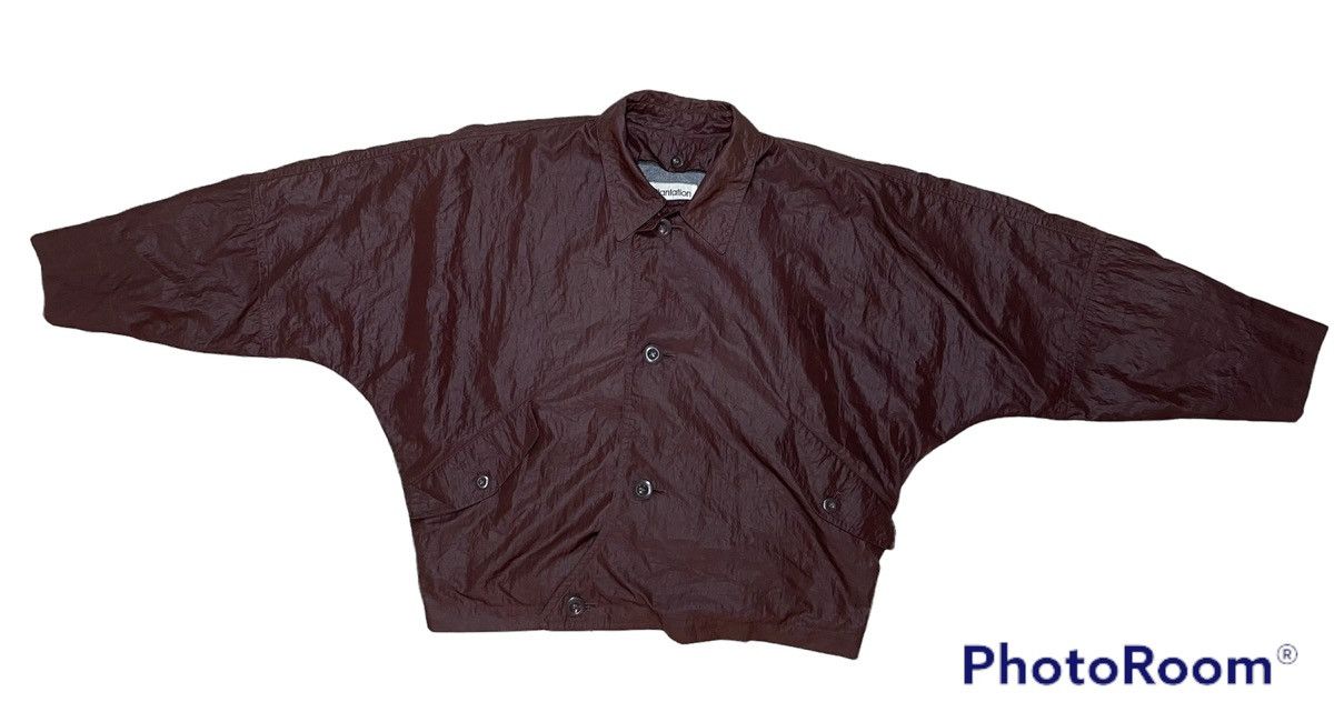 Issey Miyake × Vintage VINTAGE 80’ PLANTATION DOUBLE LAYER ASSYMETRICAL BOMBER Size US XL / EU 56 / 4 - 5 Thumbnail