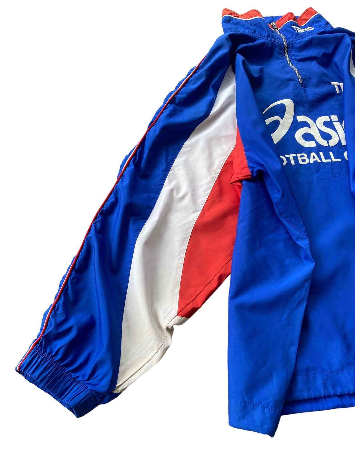 Vintage 🔥GRAIL🇯🇵 ASICS FOOTBALL GEAR JAPAN MADE PULLOVER JERSEY Size US L / EU 52-54 / 3 - 8 Thumbnail