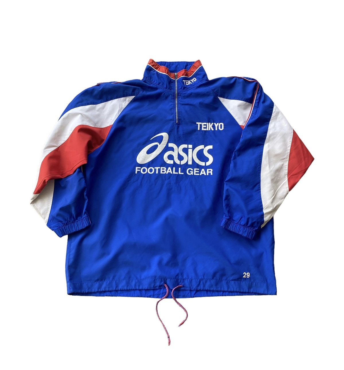 Vintage 🔥GRAIL🇯🇵 ASICS FOOTBALL GEAR JAPAN MADE PULLOVER JERSEY Size US L / EU 52-54 / 3 - 2 Thumbnail