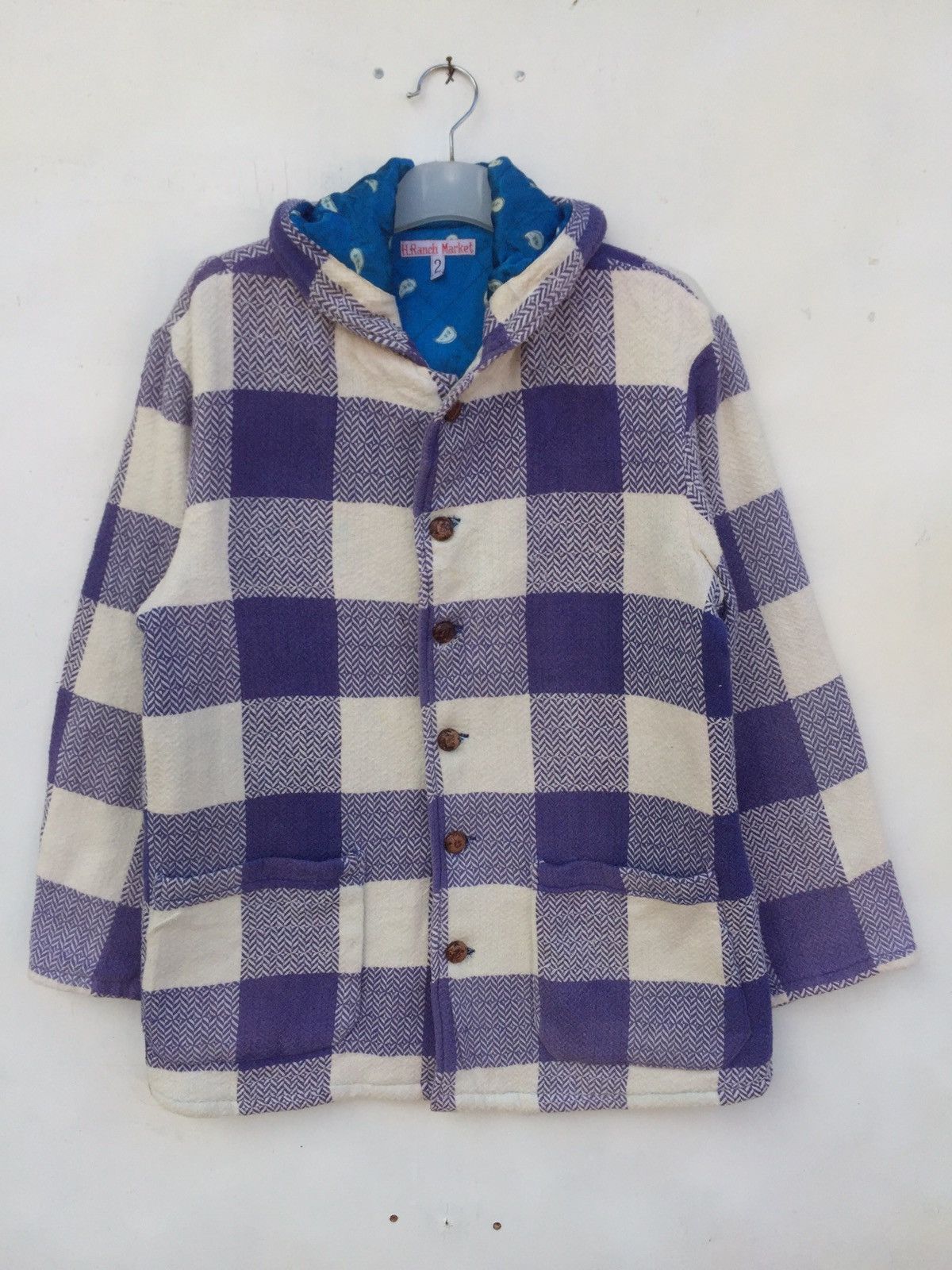 Blue Blue Japan Vintage HR Market Hooded Jacket Size US M / EU 48-50 / 2 - 1 Preview