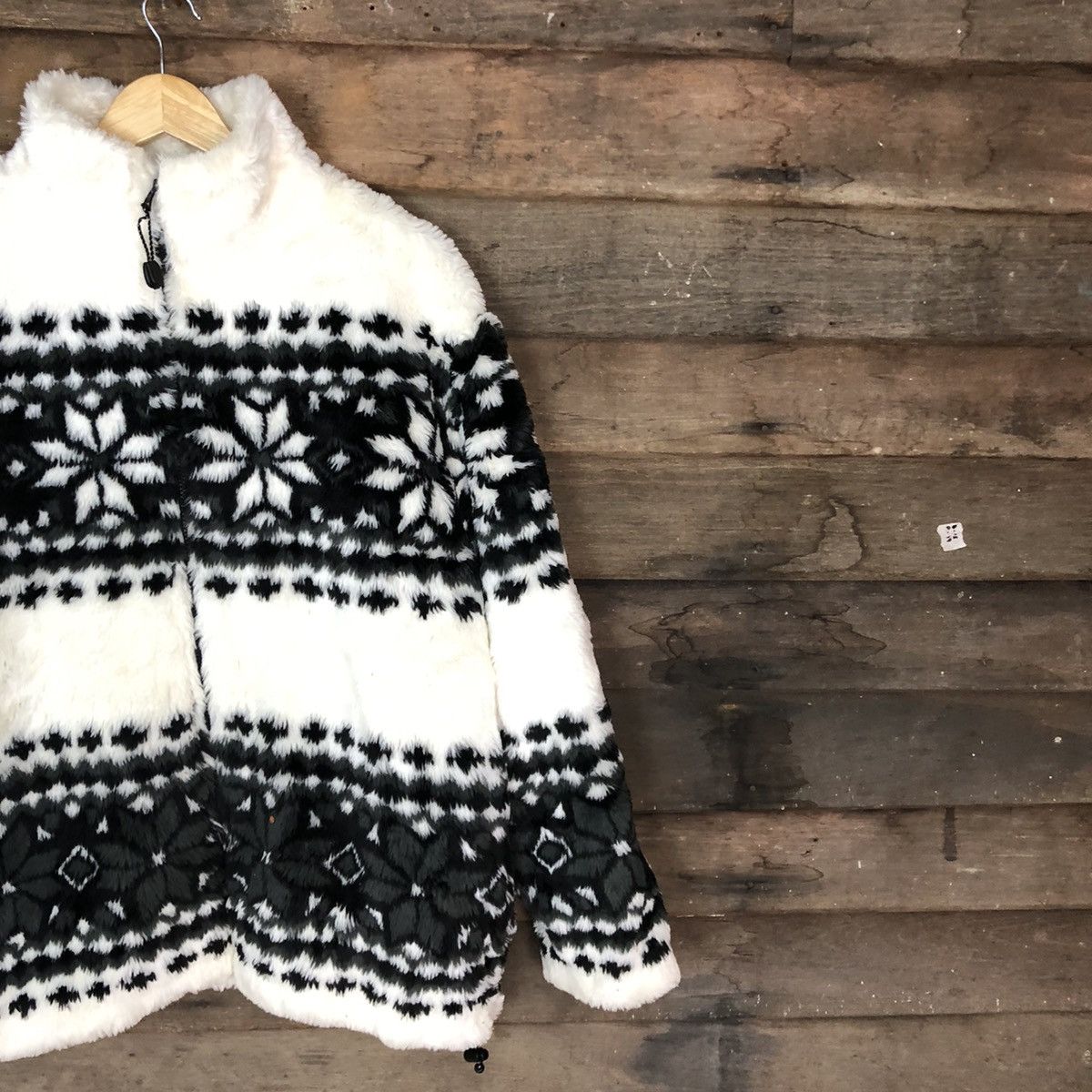 Vintage Villand Navajo White fleece Knitwear #4633 Size US M / EU 48-50 / 2 - 5 Thumbnail