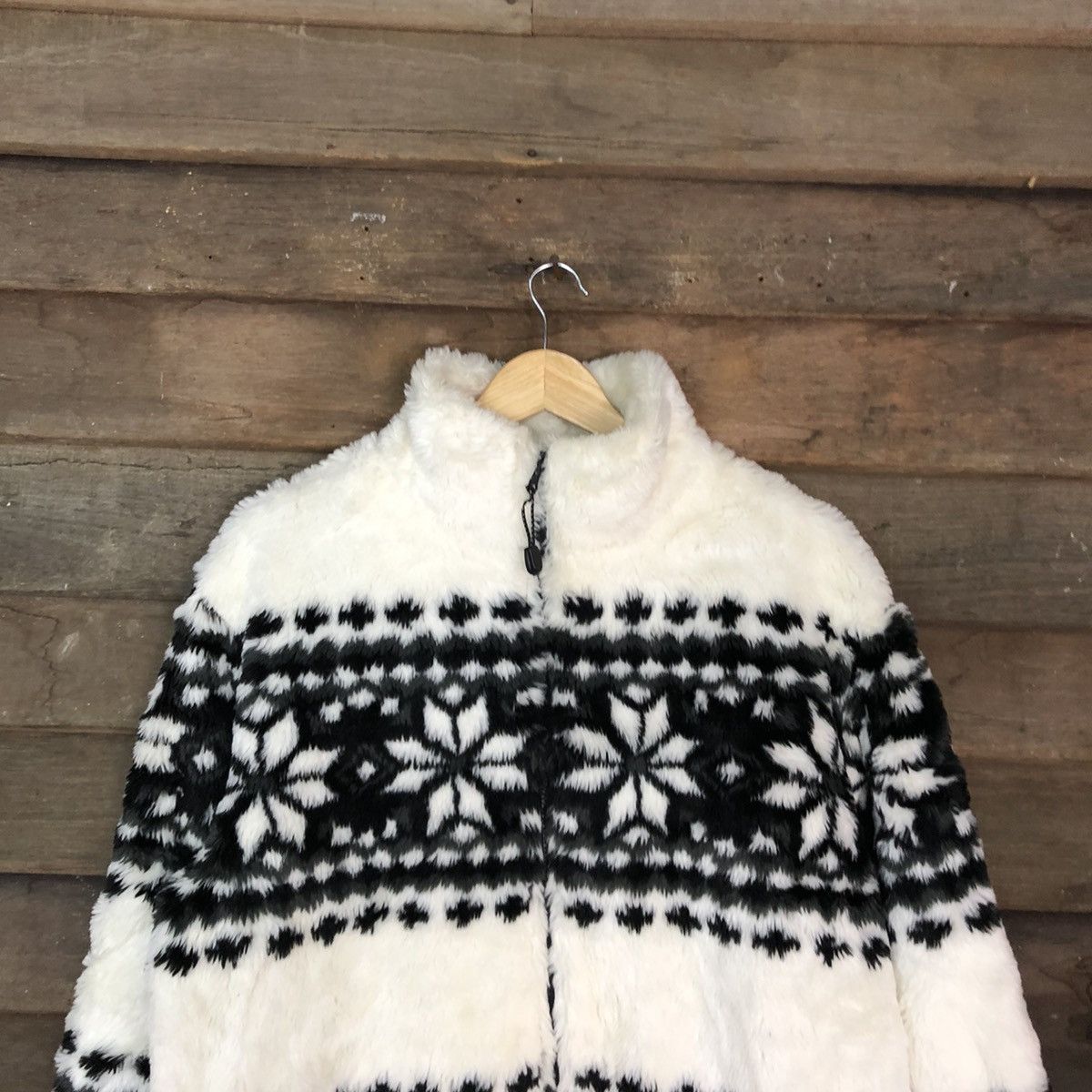 Vintage Villand Navajo White fleece Knitwear #4633 Size US M / EU 48-50 / 2 - 9 Thumbnail