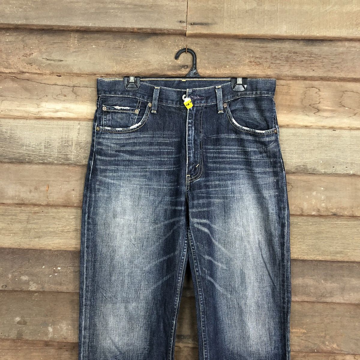 Levi's Levis Strauss Dark Blue Denim Jeans Pants #4620 Size US 33 - 2 Thumbnail