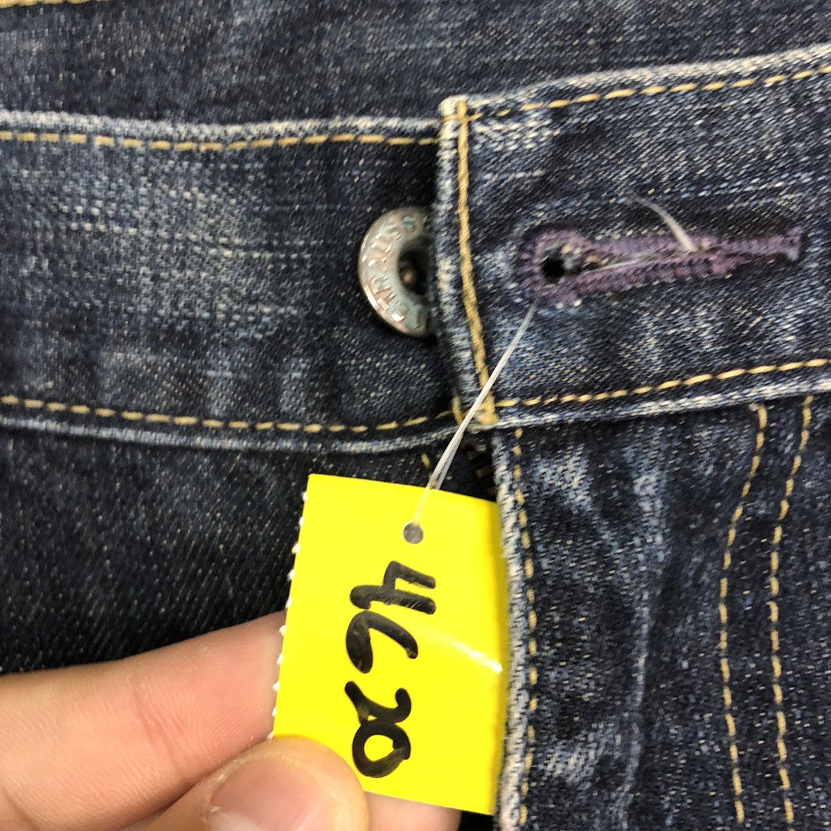 Levi's Levis Strauss Dark Blue Denim Jeans Pants #4620 Size US 33 - 5 Thumbnail