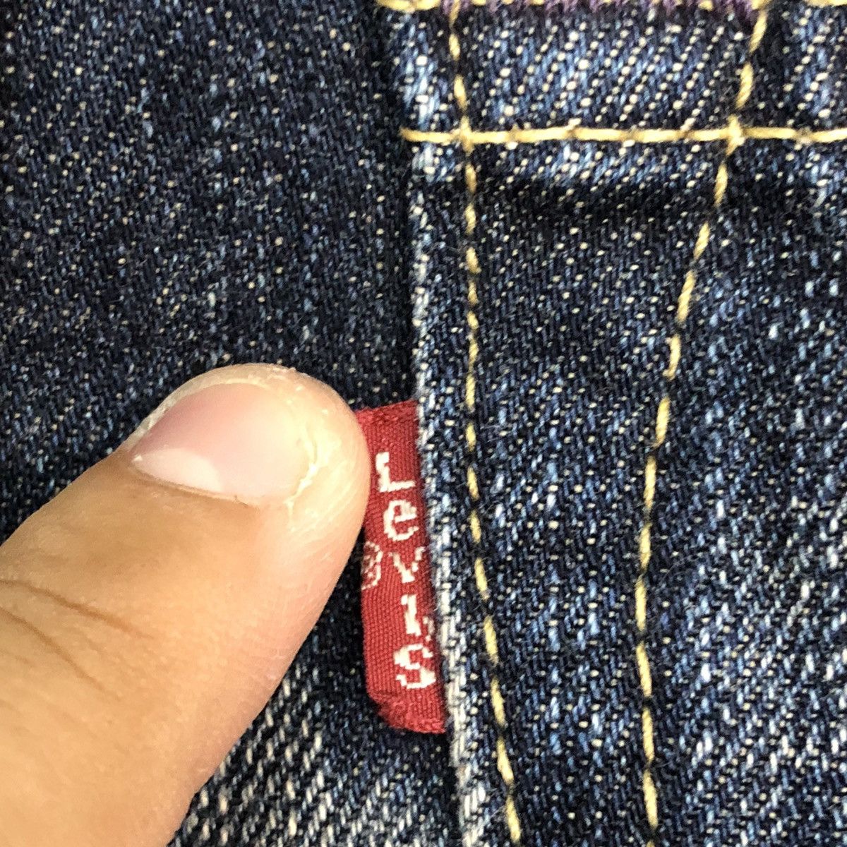 Levi's Levis Strauss Dark Blue Denim Jeans Pants #4620 Size US 33 - 13 Thumbnail