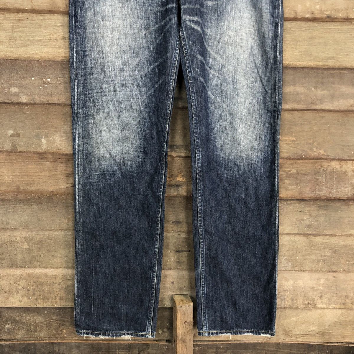 Levi's Levis Strauss Dark Blue Denim Jeans Pants #4620 Size US 33 - 3 Thumbnail