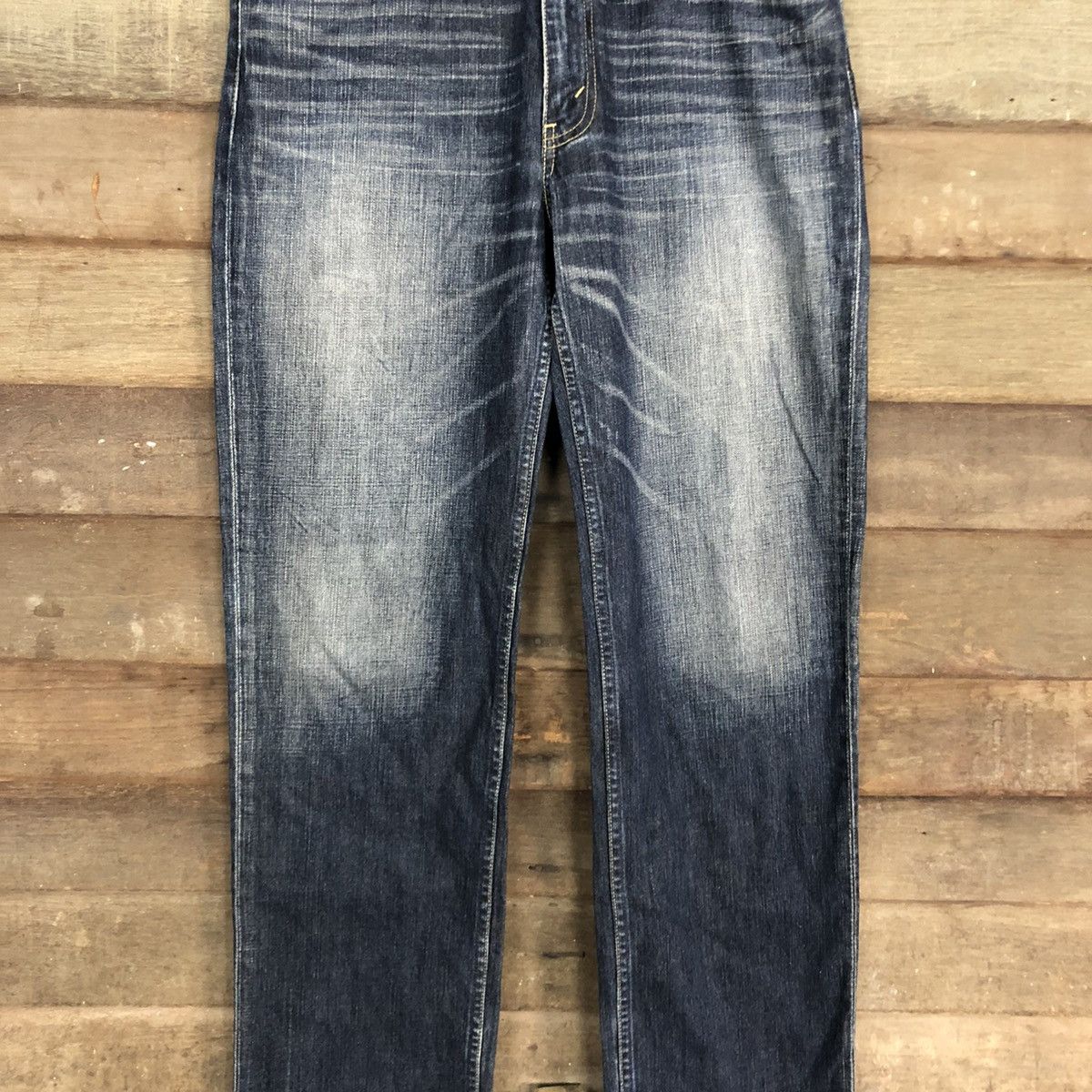Levi's Levis Strauss Dark Blue Denim Jeans Pants #4620 Size US 33 - 4 Thumbnail