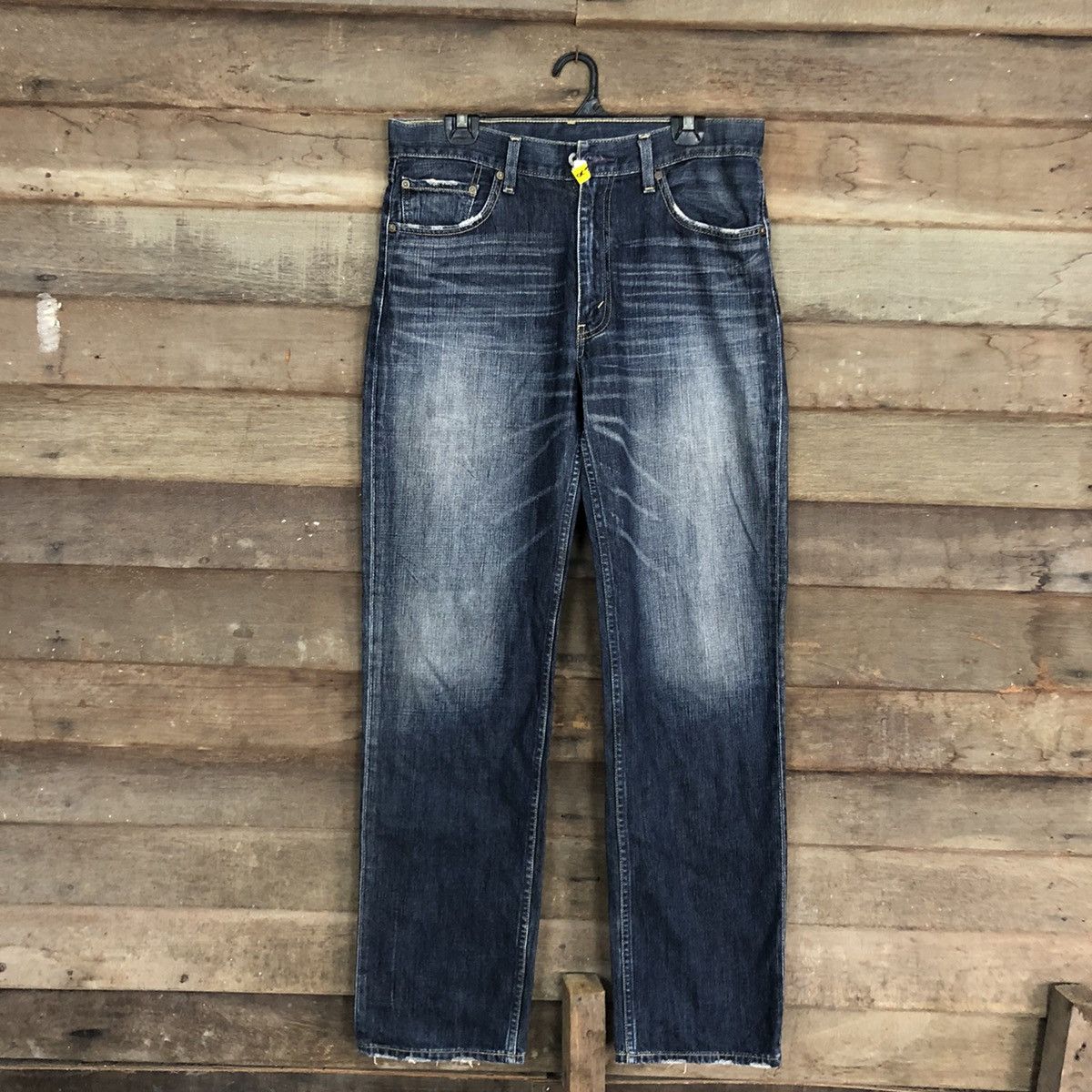 Levi's Levis Strauss Dark Blue Denim Jeans Pants #4620 Size US 33 - 1 Thumbnail