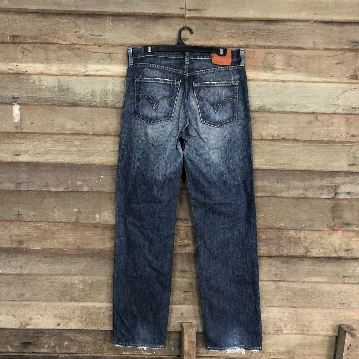 Levi's Levis Strauss Dark Blue Denim Jeans Pants #4620 Size US 33 - 9 Thumbnail