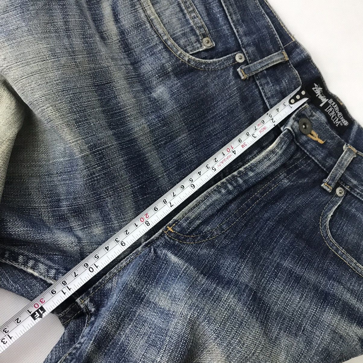 Japanese Brand × Stussy 🔥STUSSY GOUGH RUGGED DENIM BLUE RUST JEANS PANTS Size US 30 / EU 46 - 11 Thumbnail