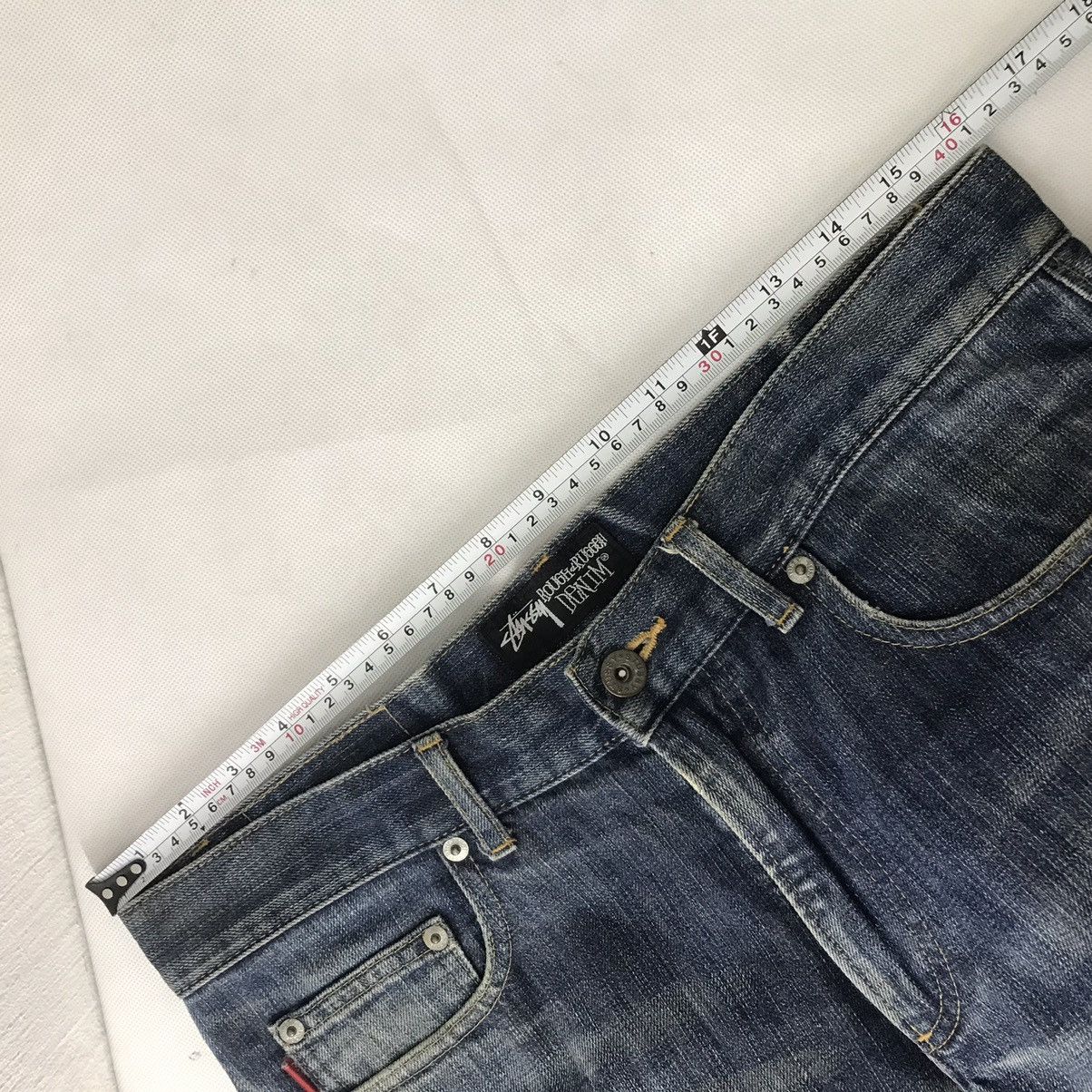 Japanese Brand × Stussy 🔥STUSSY GOUGH RUGGED DENIM BLUE RUST JEANS PANTS Size US 30 / EU 46 - 10 Thumbnail