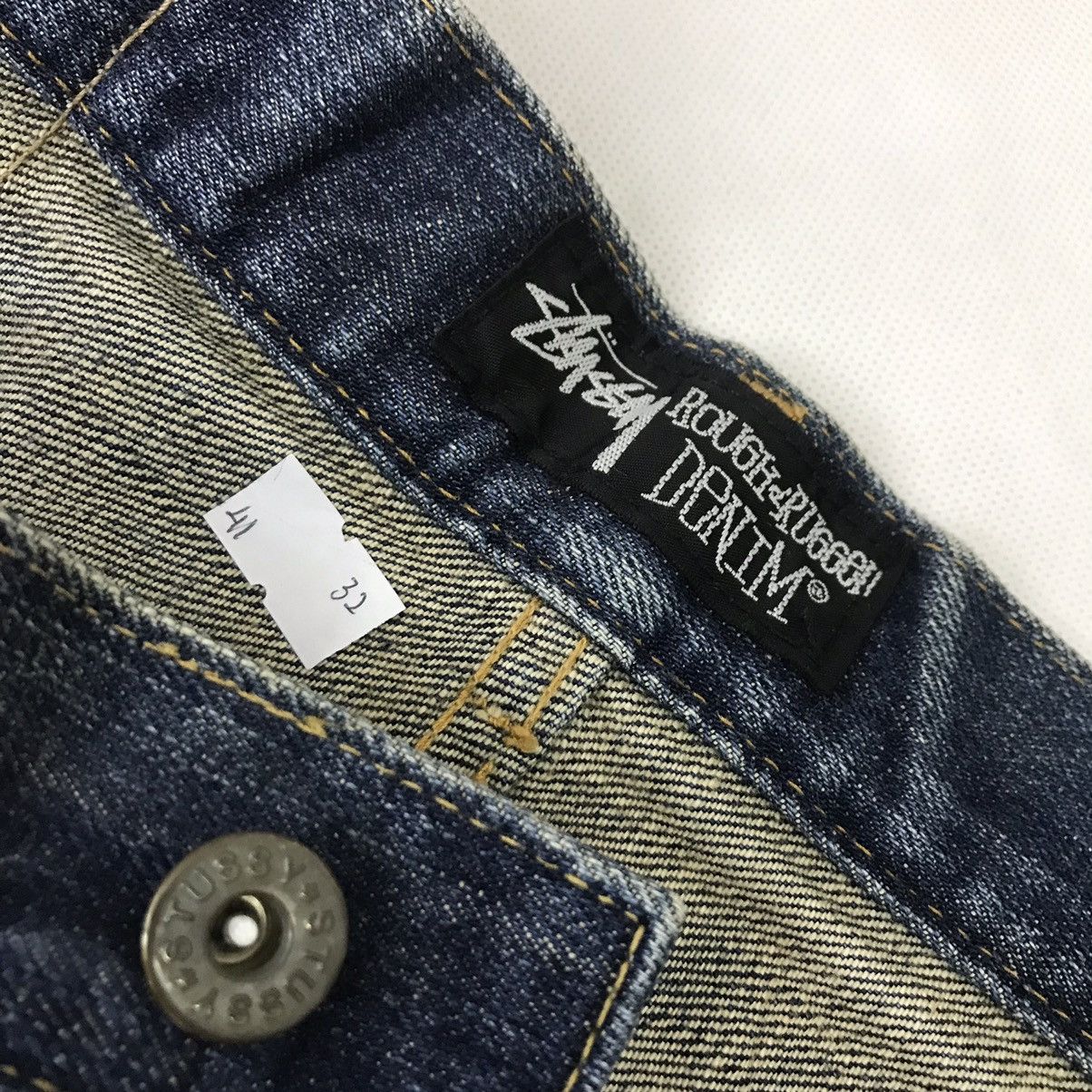 Japanese Brand × Stussy 🔥STUSSY GOUGH RUGGED DENIM BLUE RUST JEANS PANTS Size US 30 / EU 46 - 15 Thumbnail