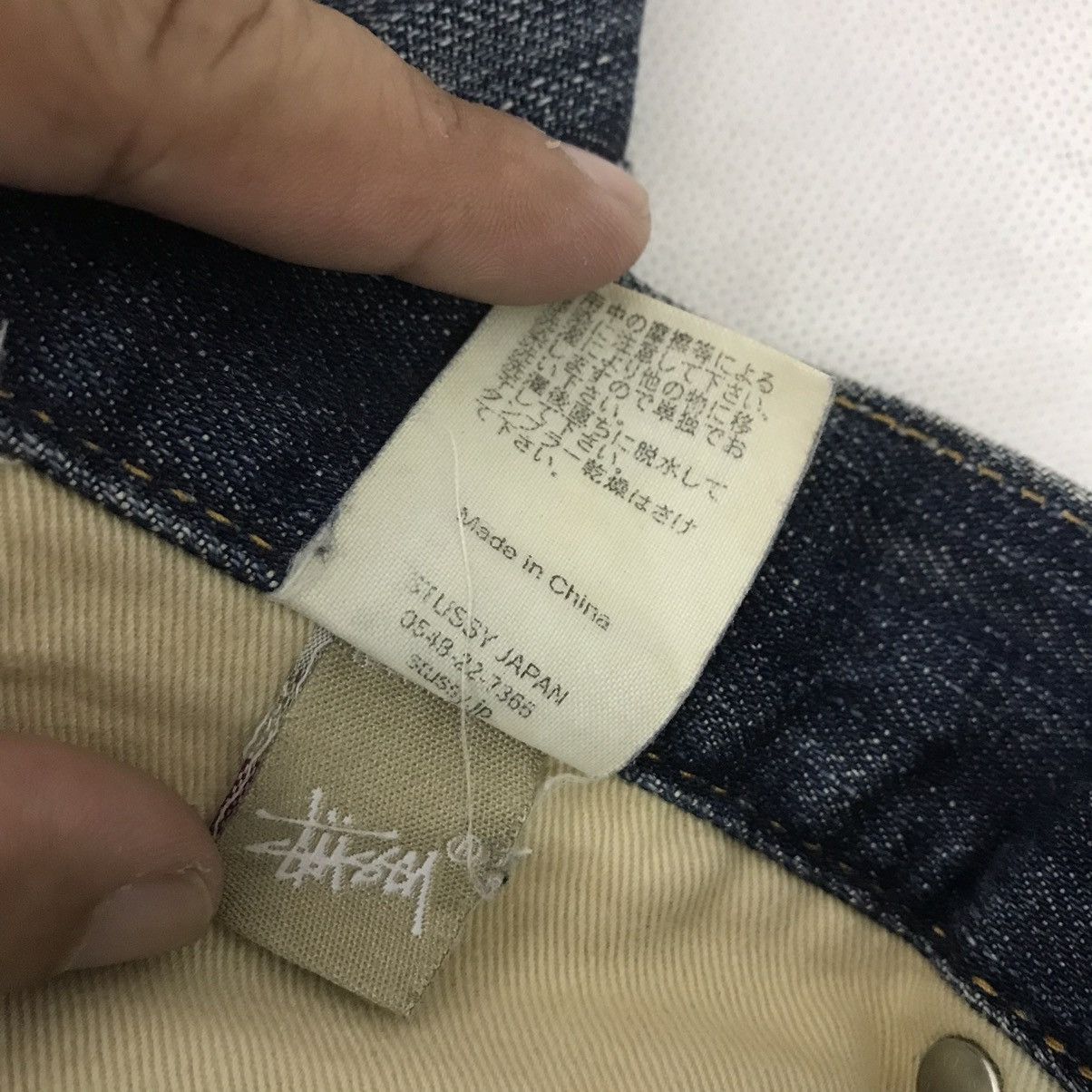 Japanese Brand × Stussy 🔥STUSSY GOUGH RUGGED DENIM BLUE RUST JEANS PANTS Size US 30 / EU 46 - 17 Thumbnail