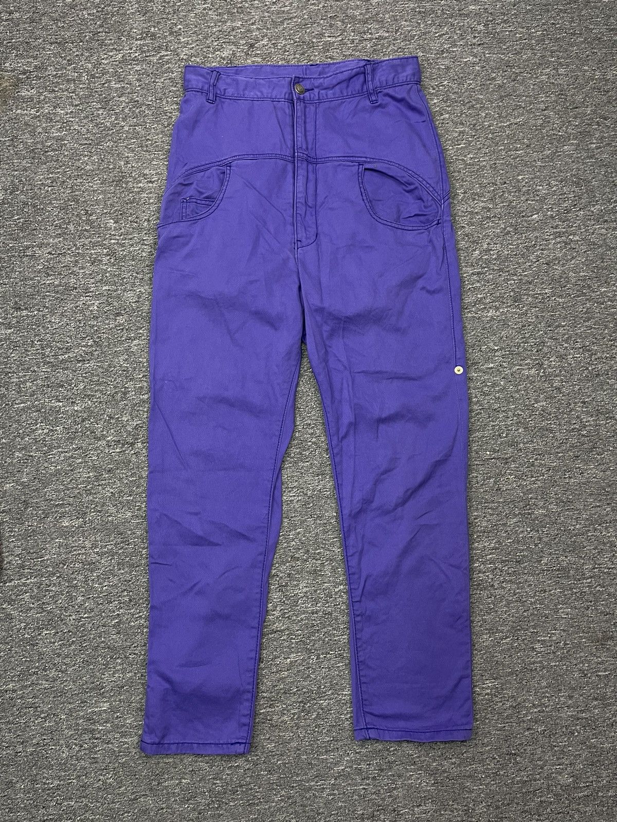 Issey Miyake × mercibeaucoup Issey Miyake Drop Crotch Pant Mercibeaucoup Jevous Enprie Size US 29 - 1 Thumbnail