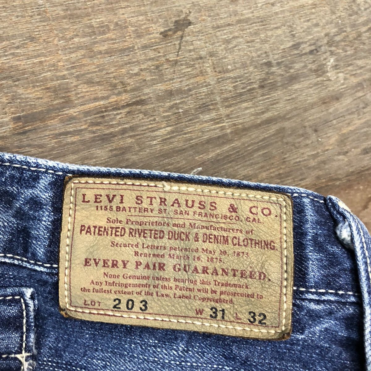 Levi's Vtg Levis Classic Blue Denim Jeans Pants #4624 Size US 30 / EU 46 - 14 Thumbnail