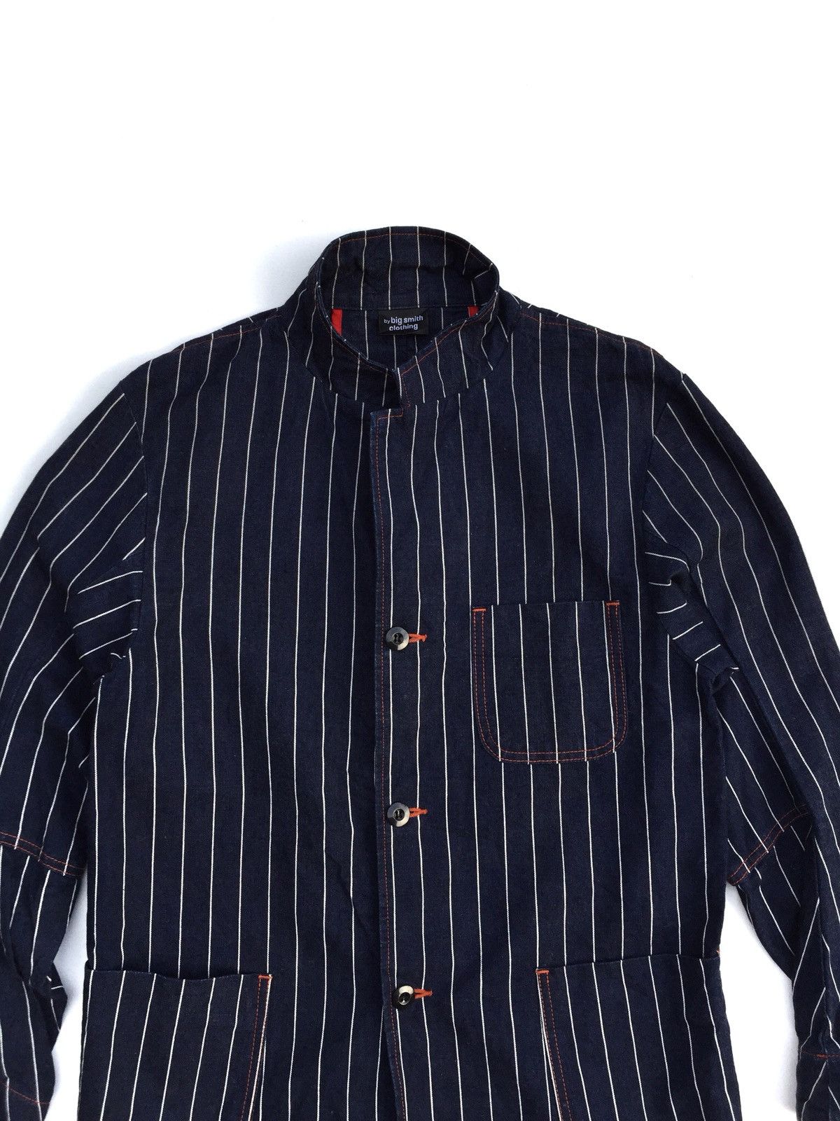 image of Big Smith Chore Jacket Inspired By Kapital in Indigo, Men's (Size Medium)