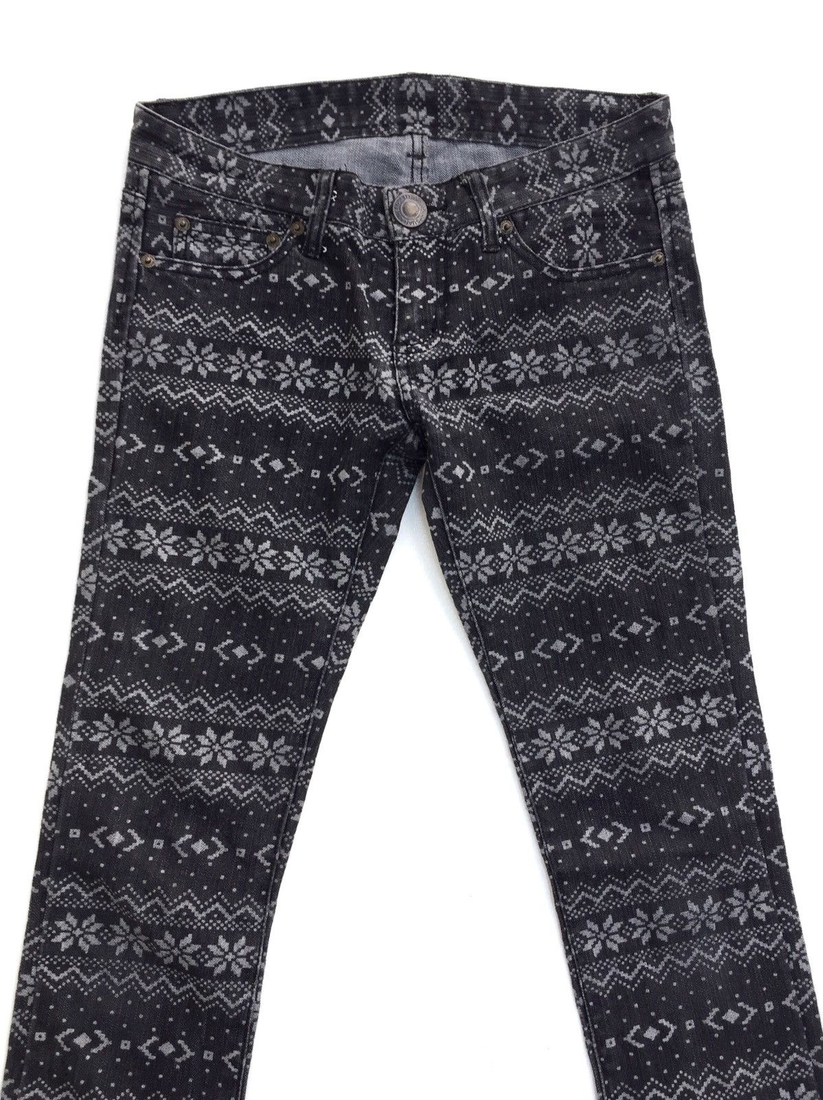 image of Grazie Bandana Jeans Kapital Visvim Style in Black, Men's (Size 29)