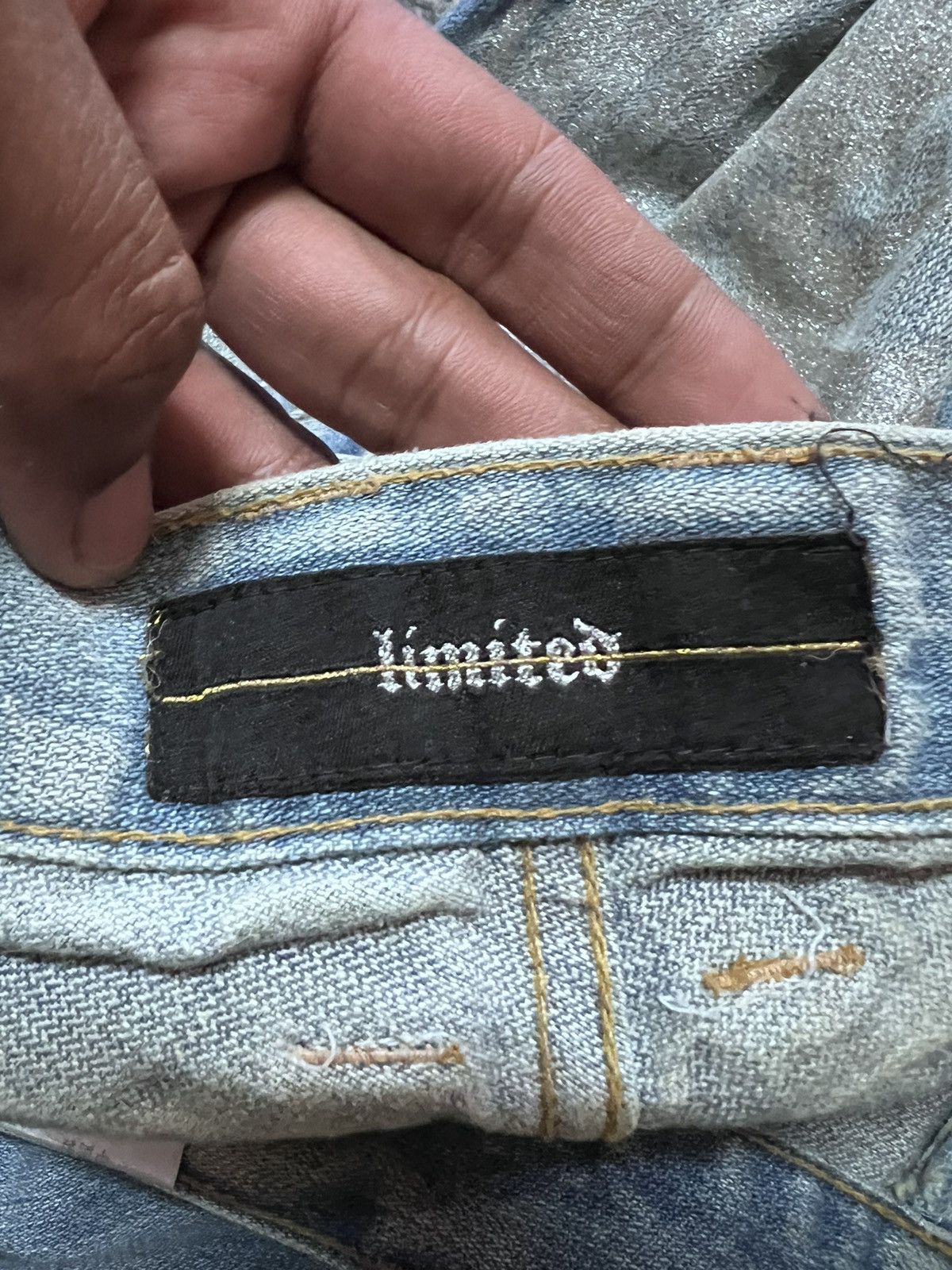 Japanese Brand × Vintage SICK‼️LIMITED DISTRESS DENIM PANT Size US 32 / EU 48 - 6 Thumbnail