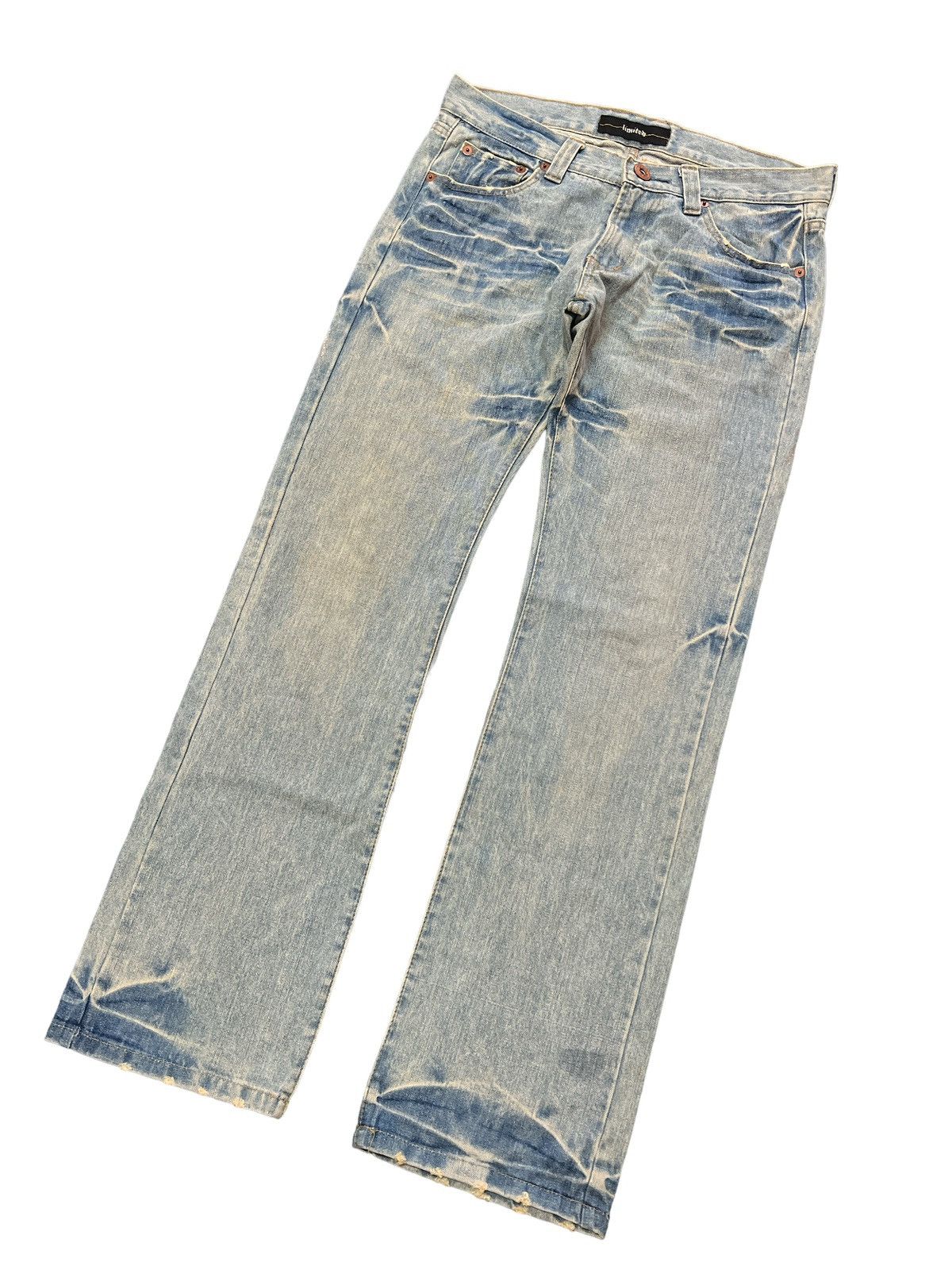 Japanese Brand × Vintage SICK‼️LIMITED DISTRESS DENIM PANT Size US 32 / EU 48 - 3 Thumbnail