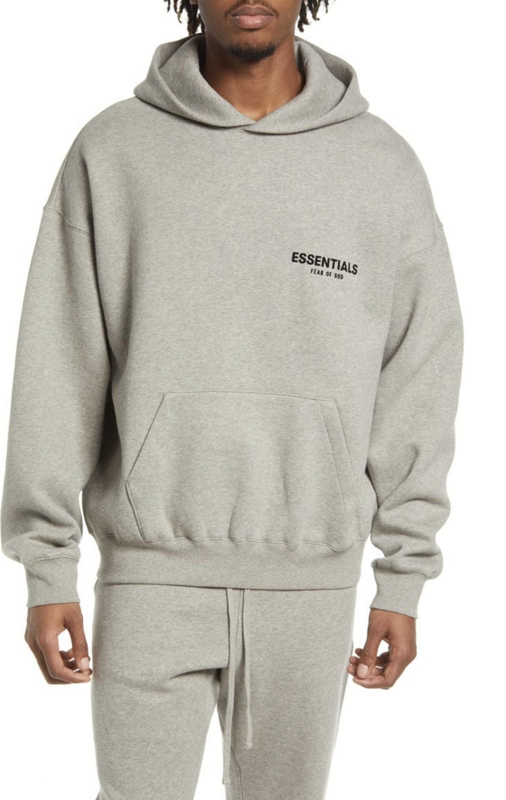 Fear of God FOG - Essentials Fear Of God Hoodie Size Medium Dark Oatmeal Size US M / EU 48-50 / 2 - 5 Thumbnail