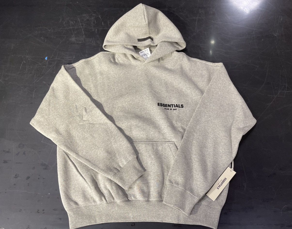Fear of God FOG - Essentials Fear Of God Hoodie Size Small Dark Oatmeal Size US S / EU 44-46 / 1 - 3 Thumbnail