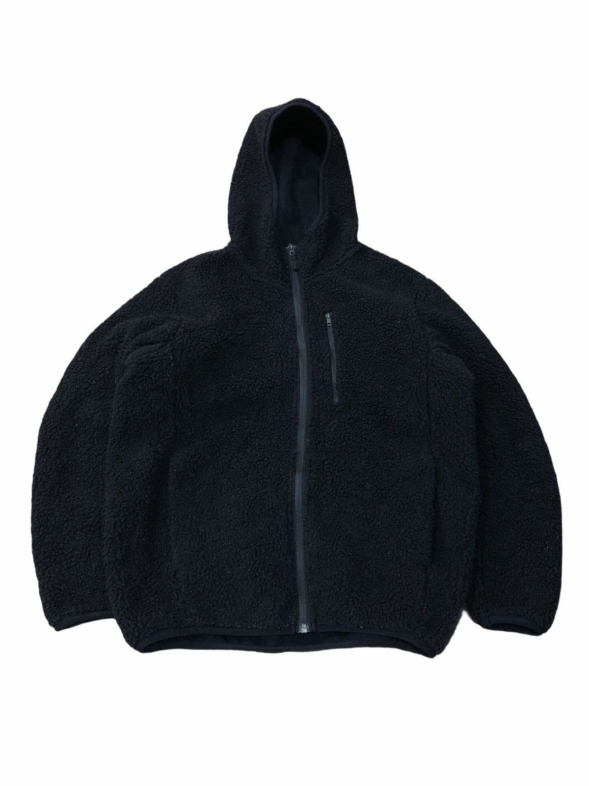 Uniqlo Uniqlo Black Hoodie Sherpa Fleece Jacket Size US S / EU 44-46 / 1 - 1 Thumbnail