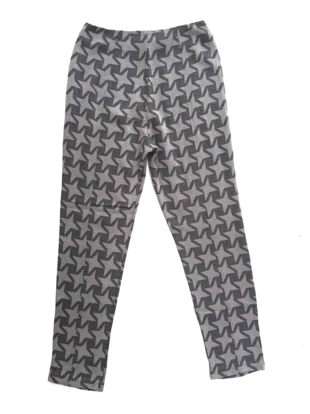 Designer NORMA KAMALI Star Print Pants Size 26" / US 2 / IT 38 - 2 Thumbnail