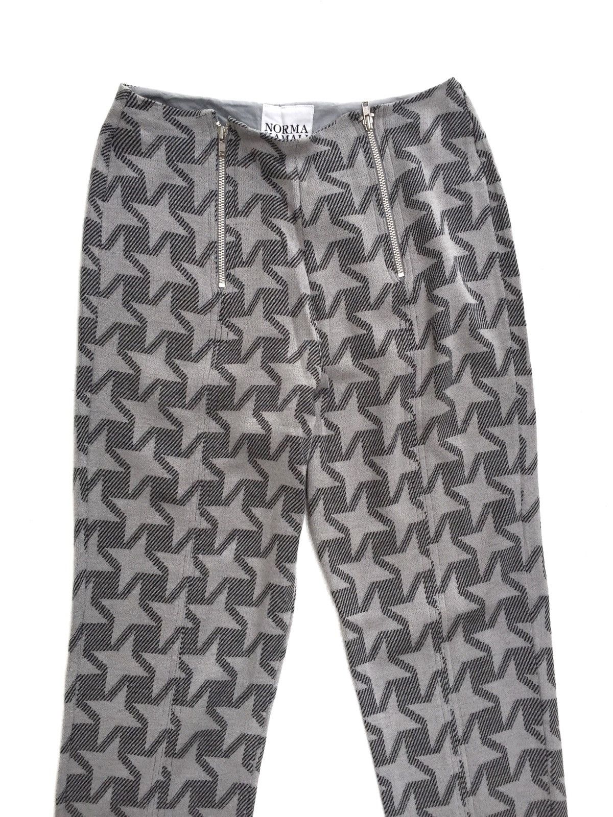 Designer NORMA KAMALI Star Print Pants Size 26" / US 2 / IT 38 - 3 Thumbnail