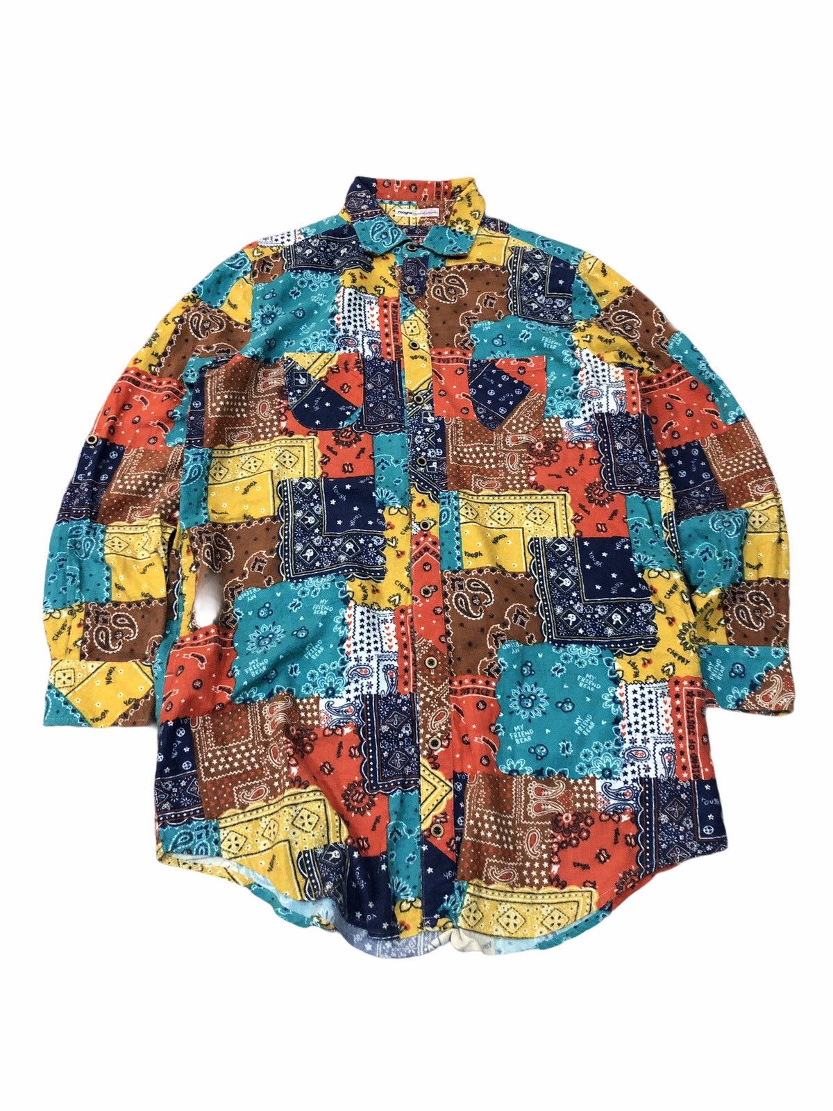 image of Rough Bandana Shirt Visvim Kapital Inspired, Men's (Size Small)