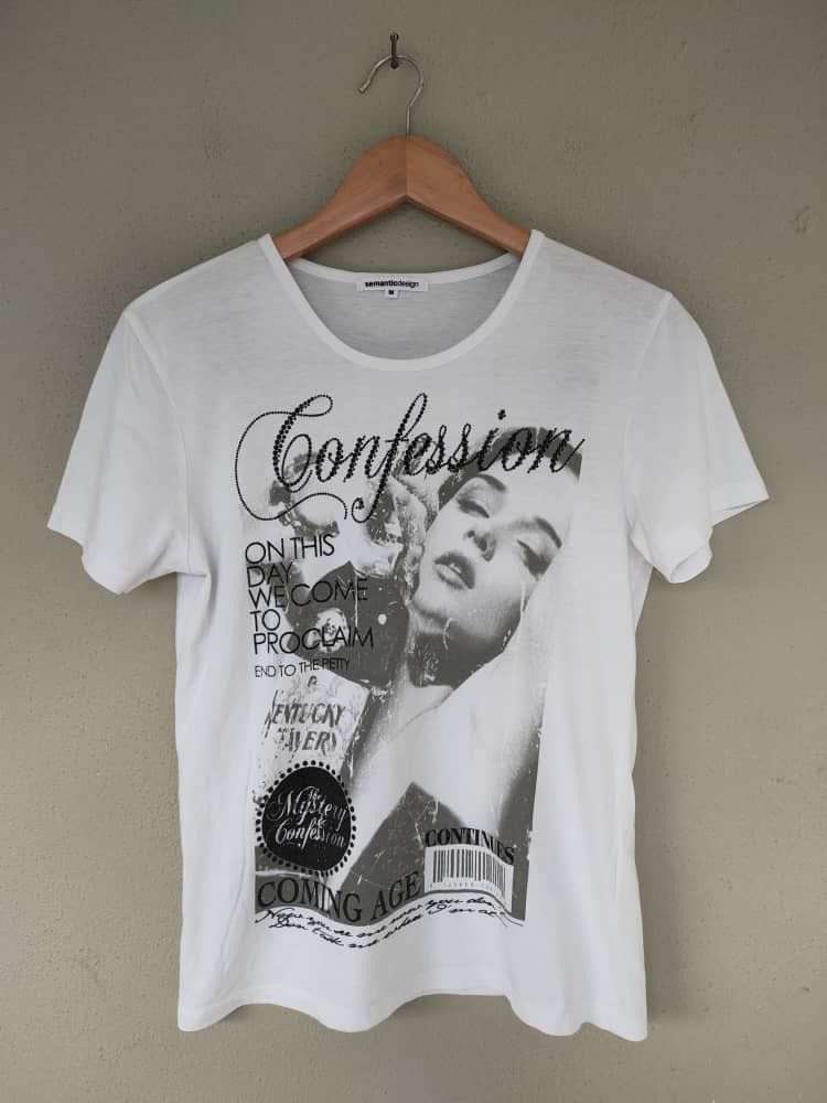 In The Attic Semantic Design Printed T Size S / US 4 / IT 40 - 1 Thumbnail