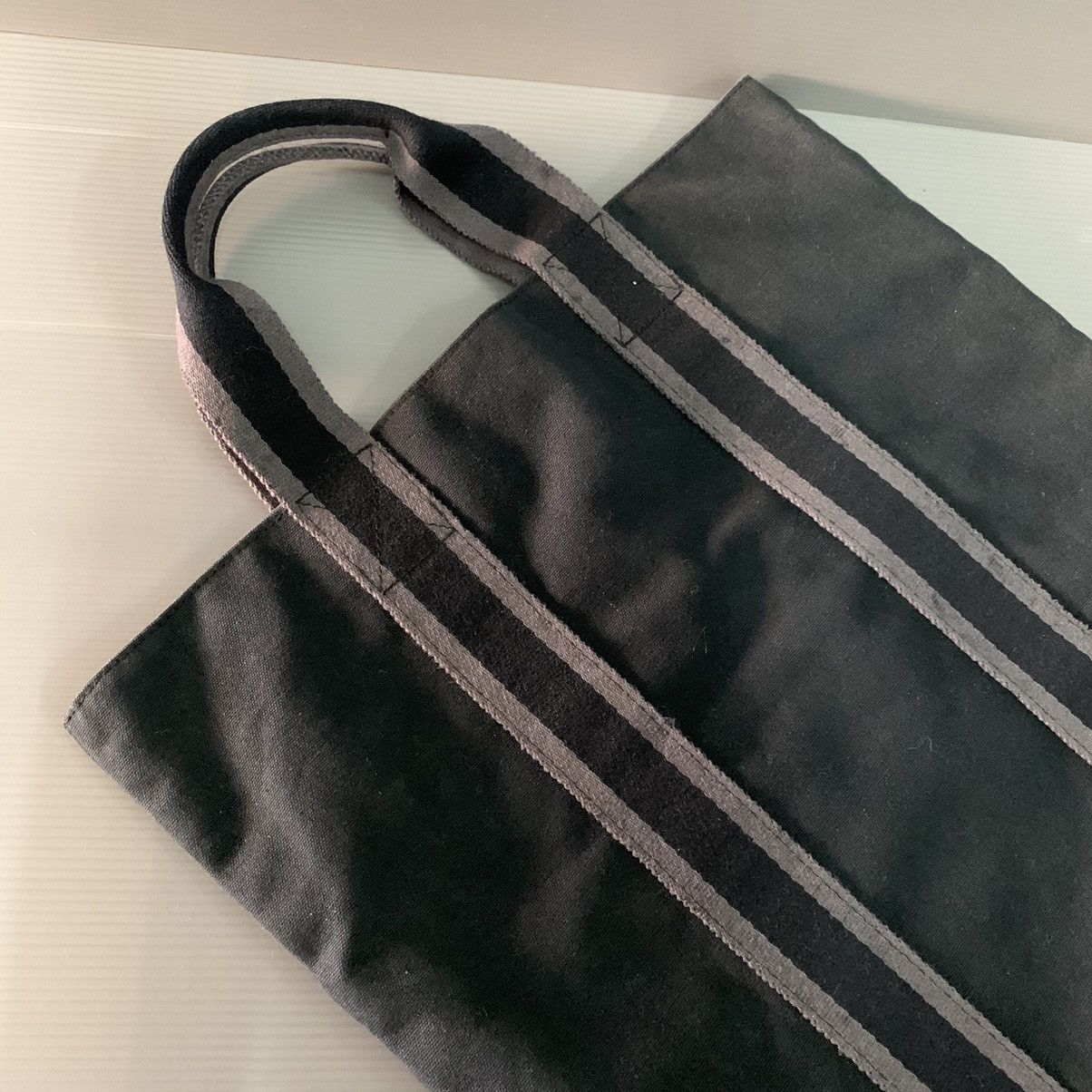 Hermes Hermes Canvas Black Tote Document Bag Size ONE SIZE - 5 Thumbnail